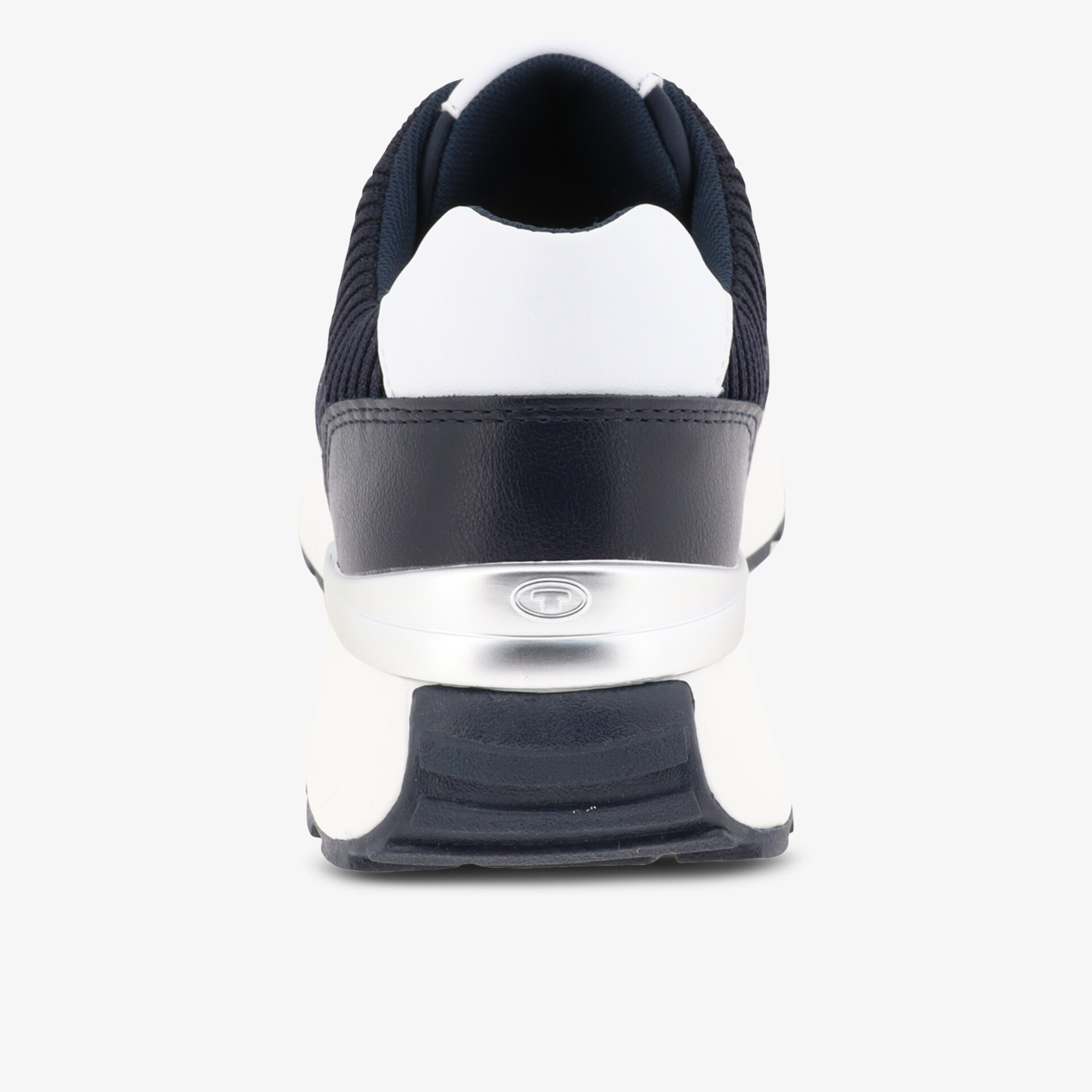 Moderner Sneaker mit gepolstertem Fersenbereich und rutschfester Sohle, Rückansicht