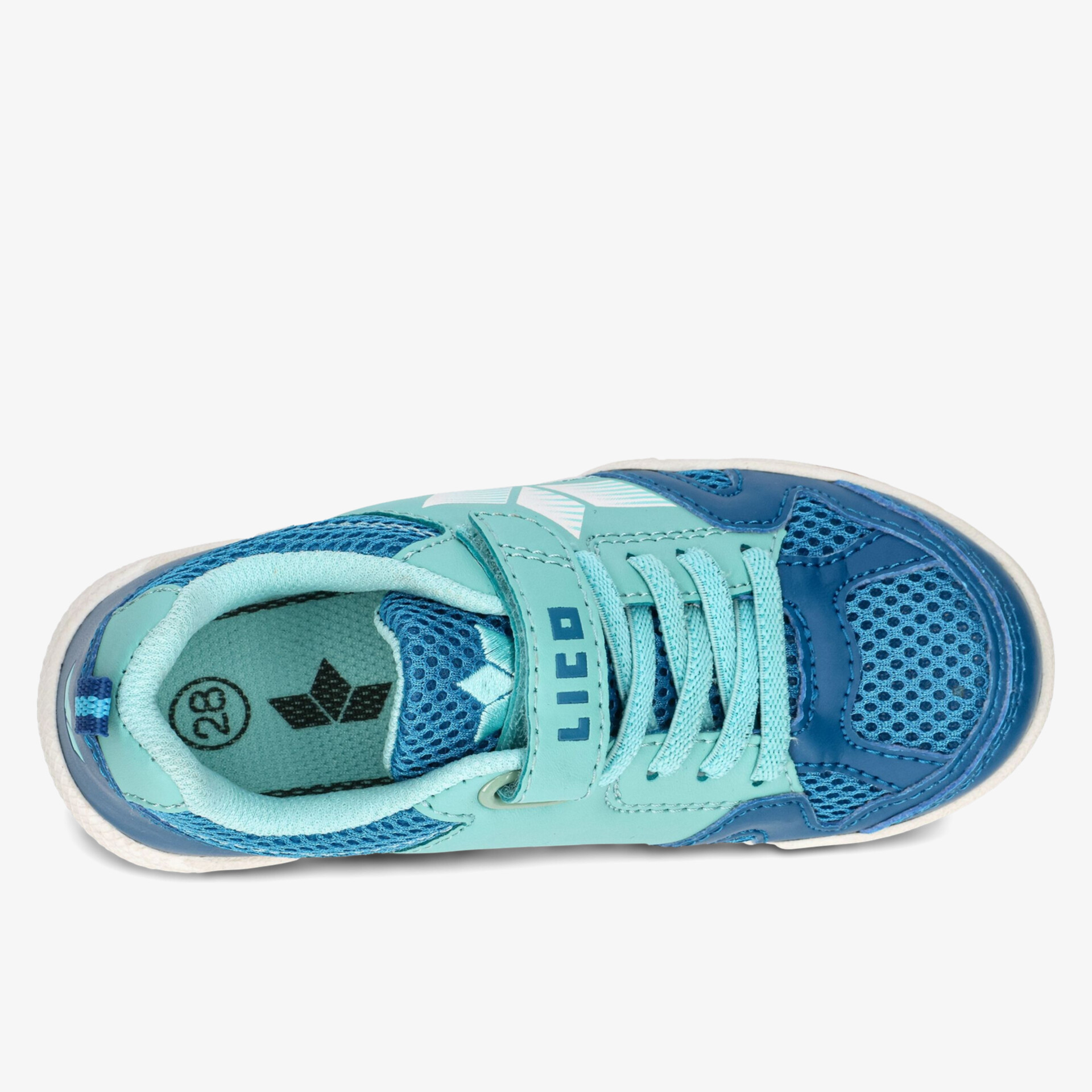 Leichter, atmungsaktiver Sneaker in Blautönen mit gepolsterter Zunge und Belüftungsöffnungen