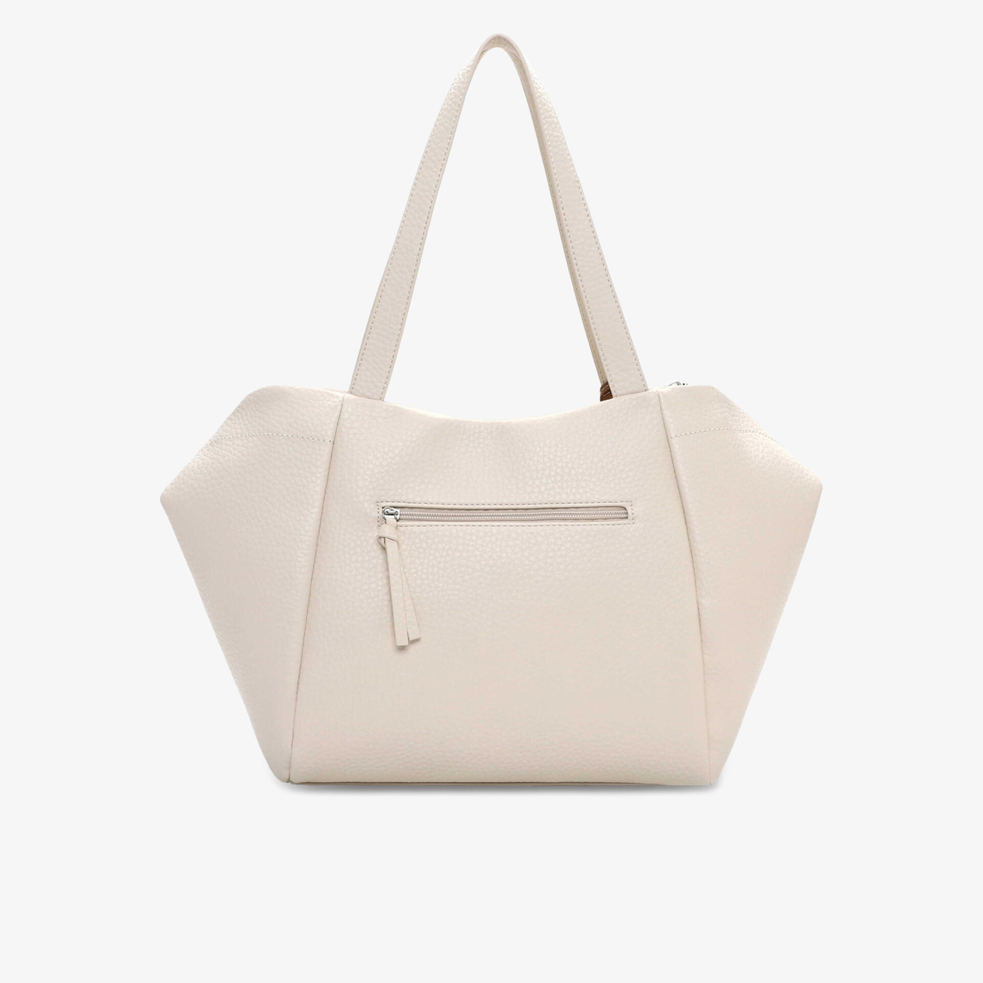 Moderne, elegante Tasche mit praktischem Reißverschluss vorne und großem Stauraum, ideal für den Alltag