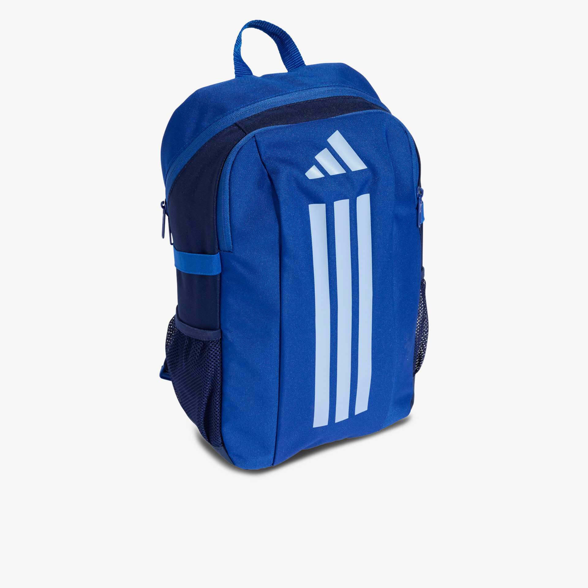 Blauer robuster Rucksack mit großem Fassungsvermögen und sportlichem, langlebigem Design