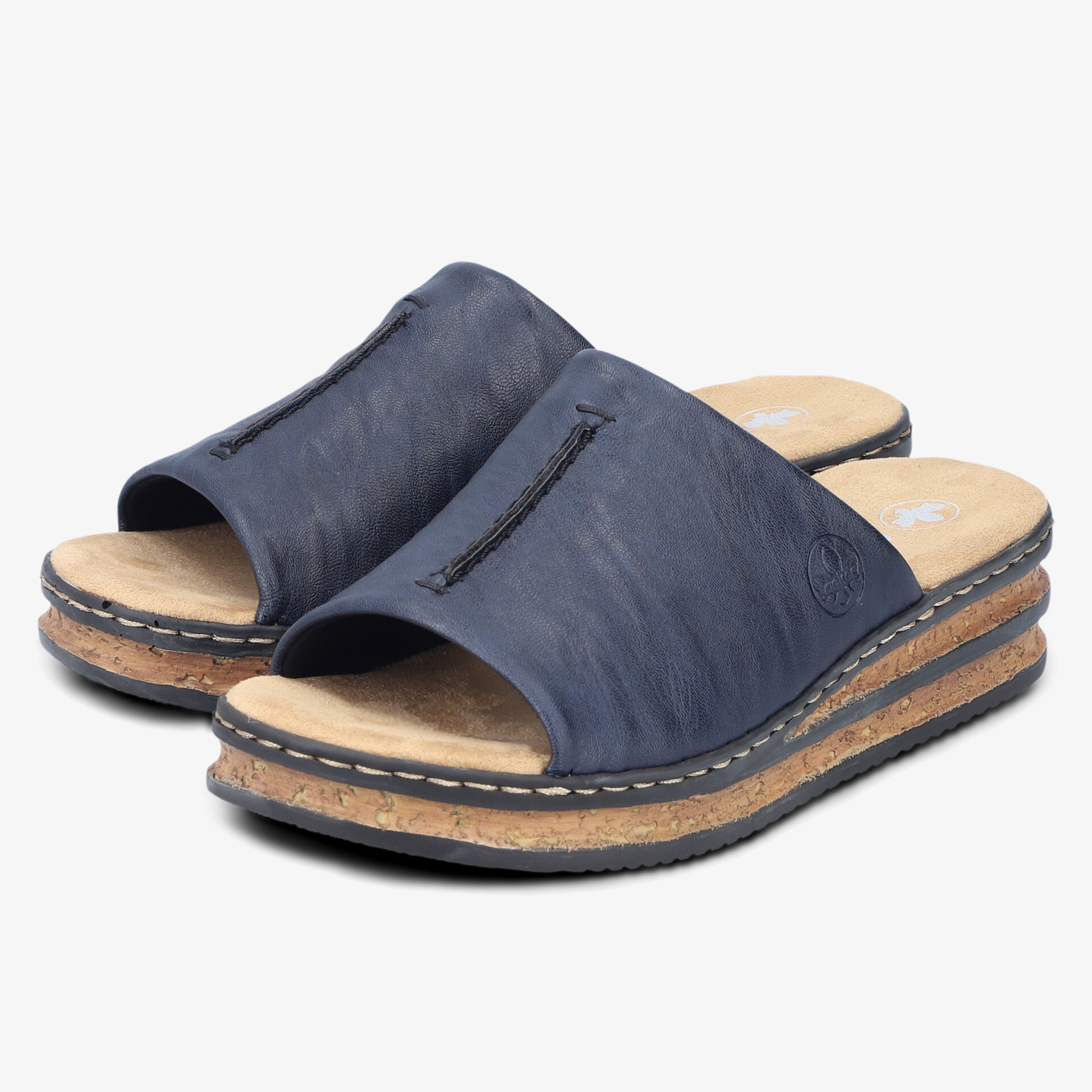 Bequeme blaue Sandalen mit gepolsterter Innensohle und rutschfester, leichter Laufsohle für komfortablen Alltag