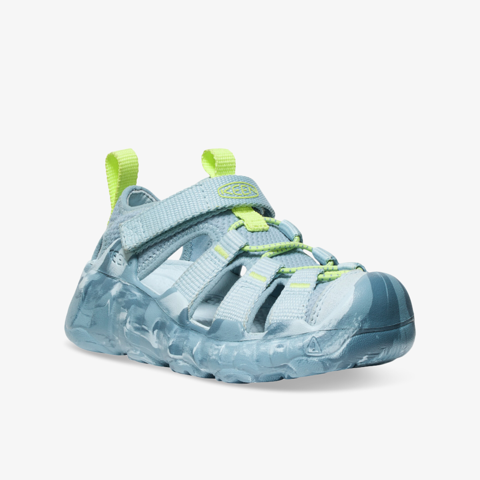 Leichte, atmungsaktive Sandale mit verstellbarem Klettverschluss und rutschfester, flexibler Sohle für hohen Tragekomfort