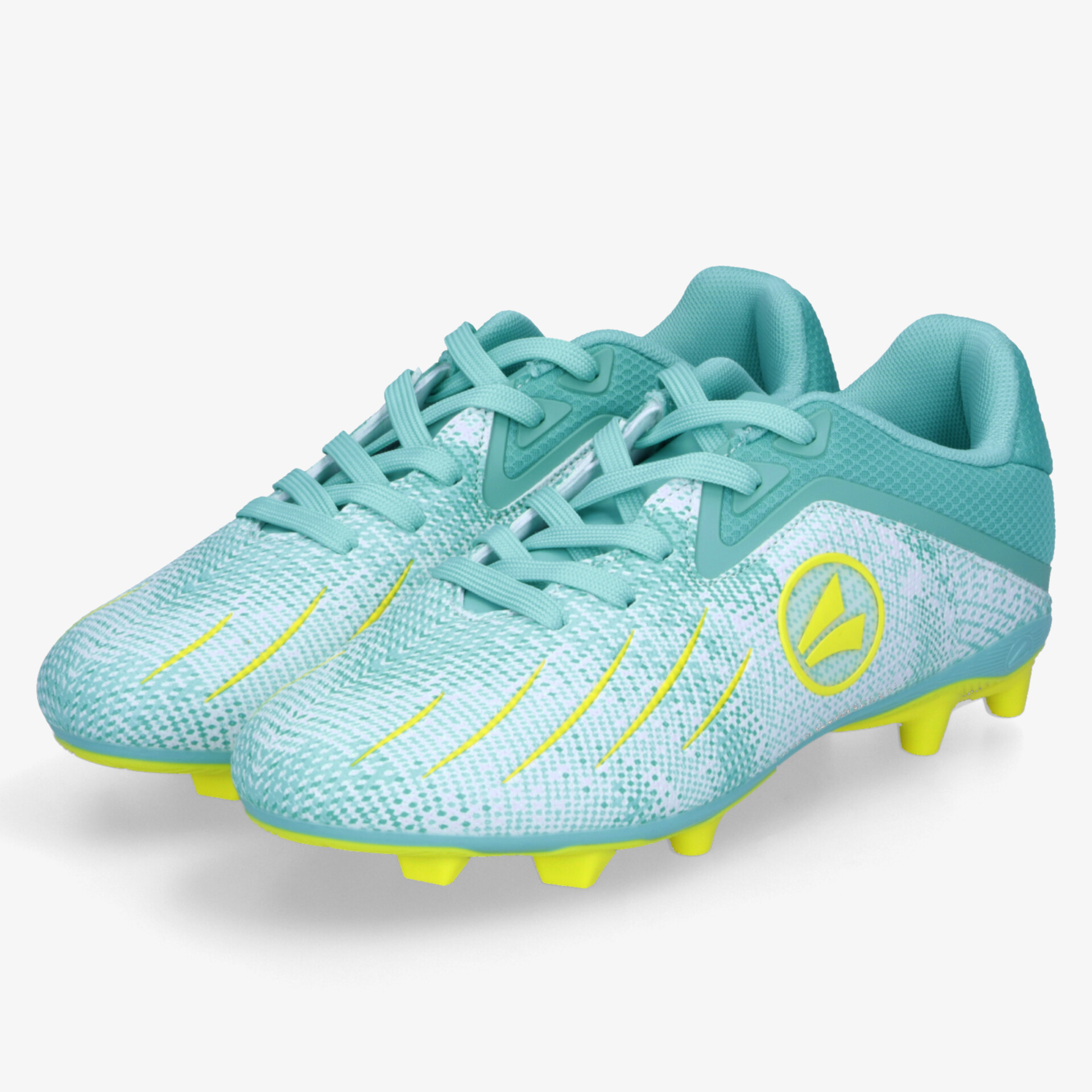 Türkise, leichte Fußballschuhe mit komfortabler Passform und rutschfester Sohle für optimale Leistung auf dem Spielfeld