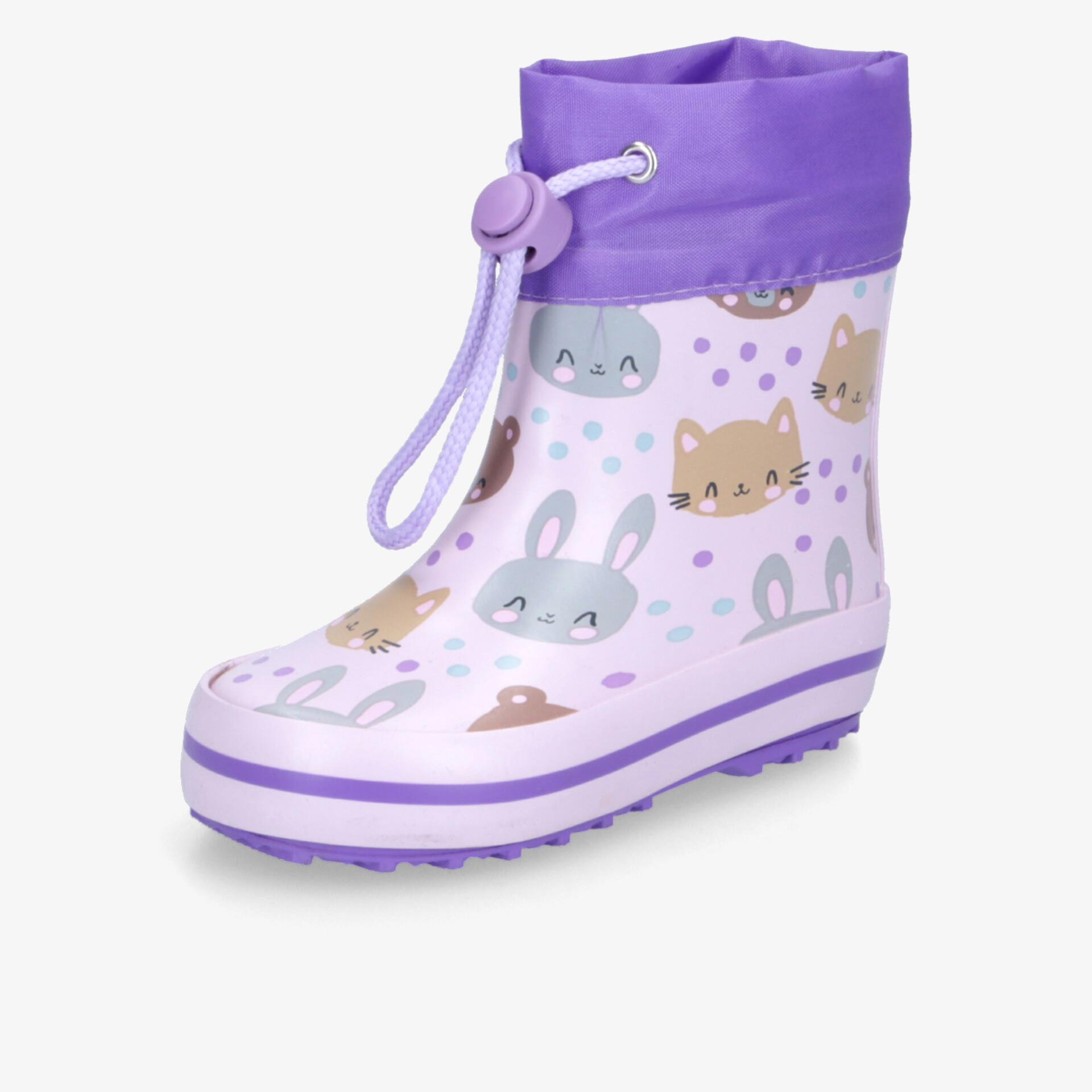 Wasserfester Gummistiefel mit rutschfester Sohle und verstellbarem Verschluss für sicheren und bequemen Halt