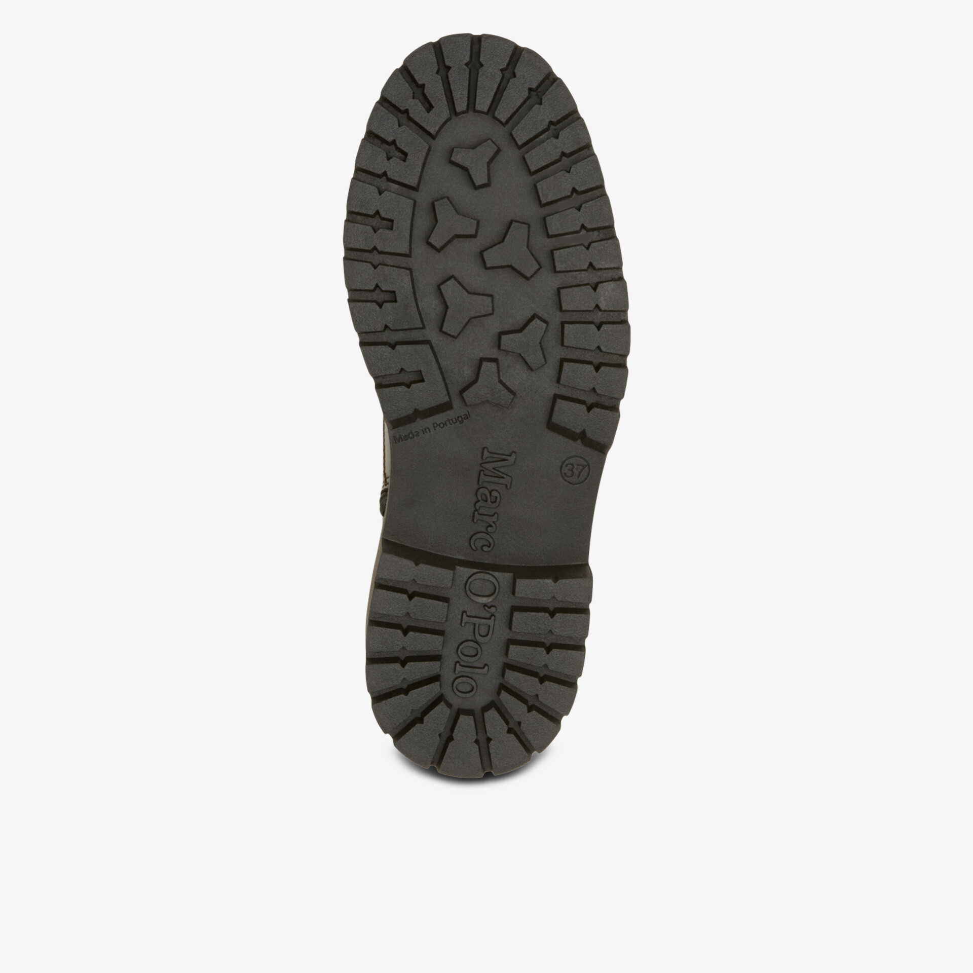 Robuste, rutschfeste Schuhsohle mit tiefem Profil für sicheren Halt und lange Lebensdauer