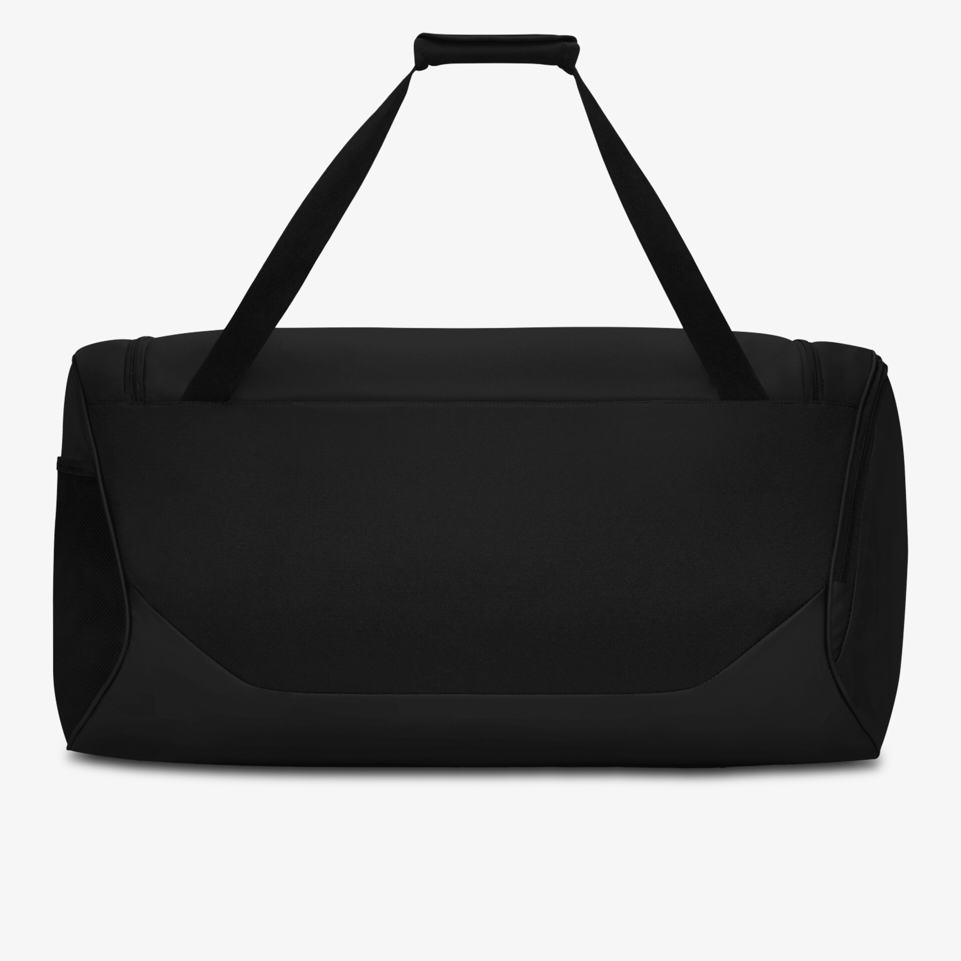 Schwarze Reisetasche mit stabilen Griffen und viel Stauraum, ideal für Reisen und Sport