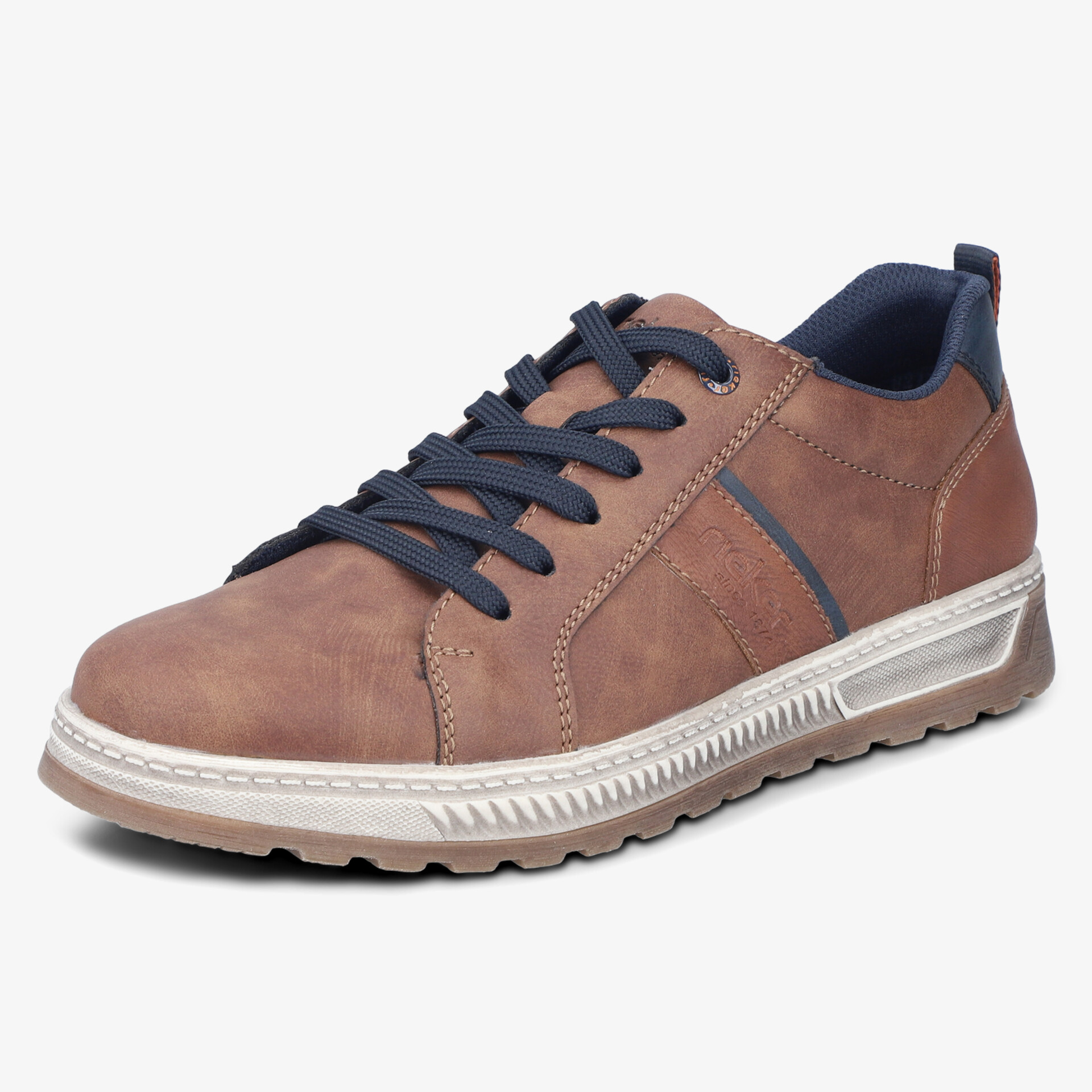 Sportlicher brauner Sneaker mit komfortabler Passform und leichter profilierter Sohle