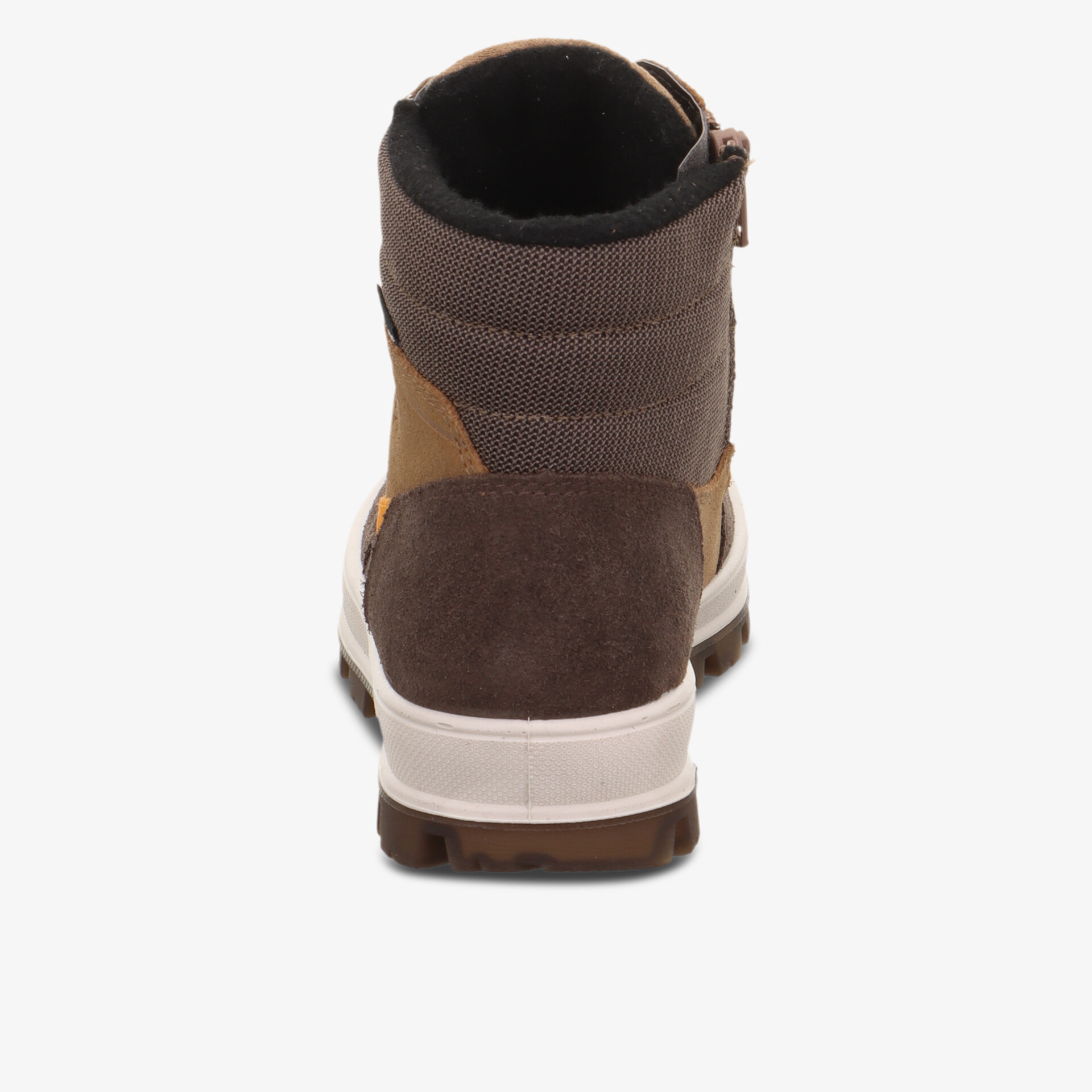 Robuster wanderschuh mit gepolstertem kragen und rutschfester sohle, ideal für outdoor-aktivitäten