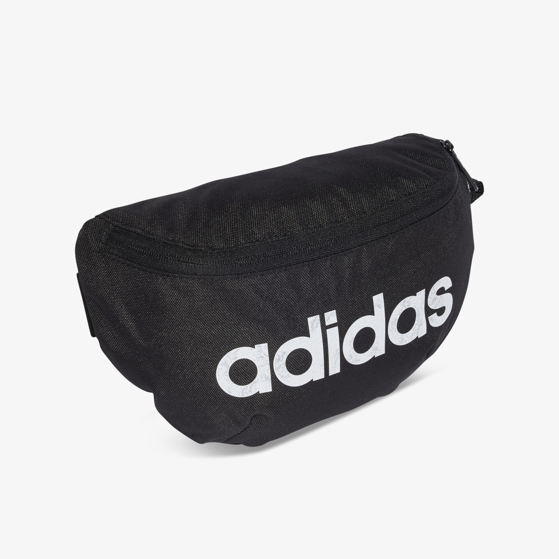 Schwarze adidas Gürteltasche mit großem Logo, praktischer Stauraum und verstellbarem Tragegurt