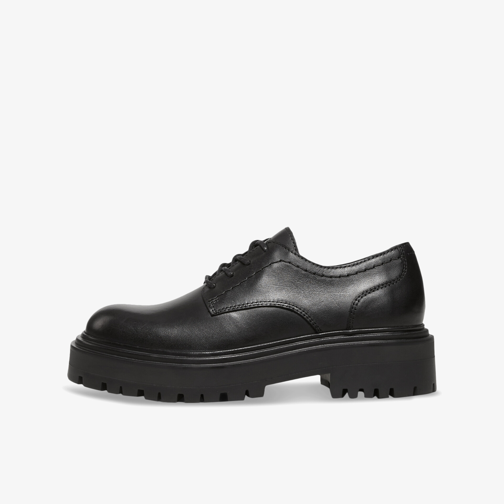 Elegante schwarze Lederschuhe mit stabiler Sohle und stilvollem Design, ideal für zahlreiche Anlässe.