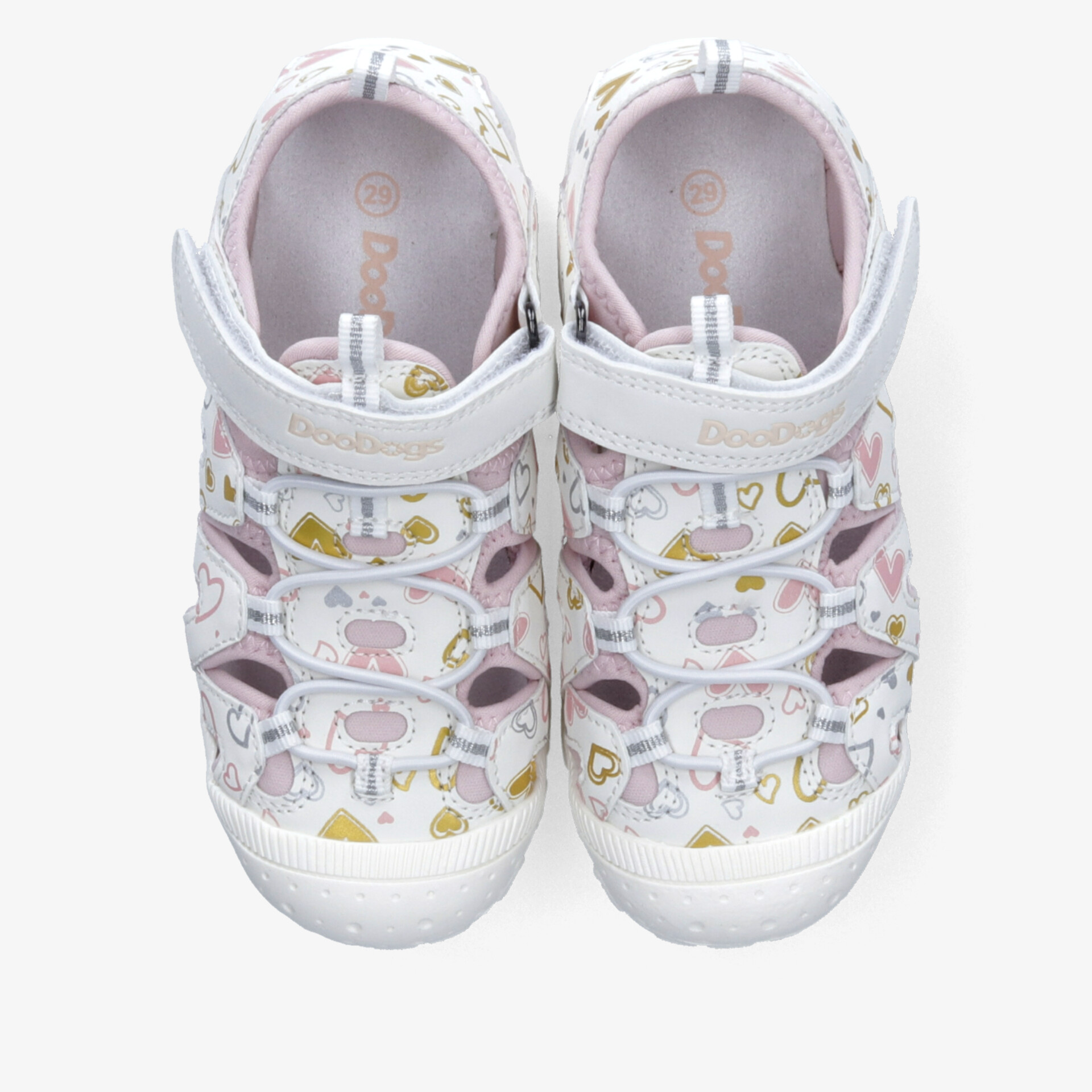 Bequeme atmungsaktive Kinder-Sandalen mit flexiblem Schuhdesign und hellem, kindgerechtem Muster