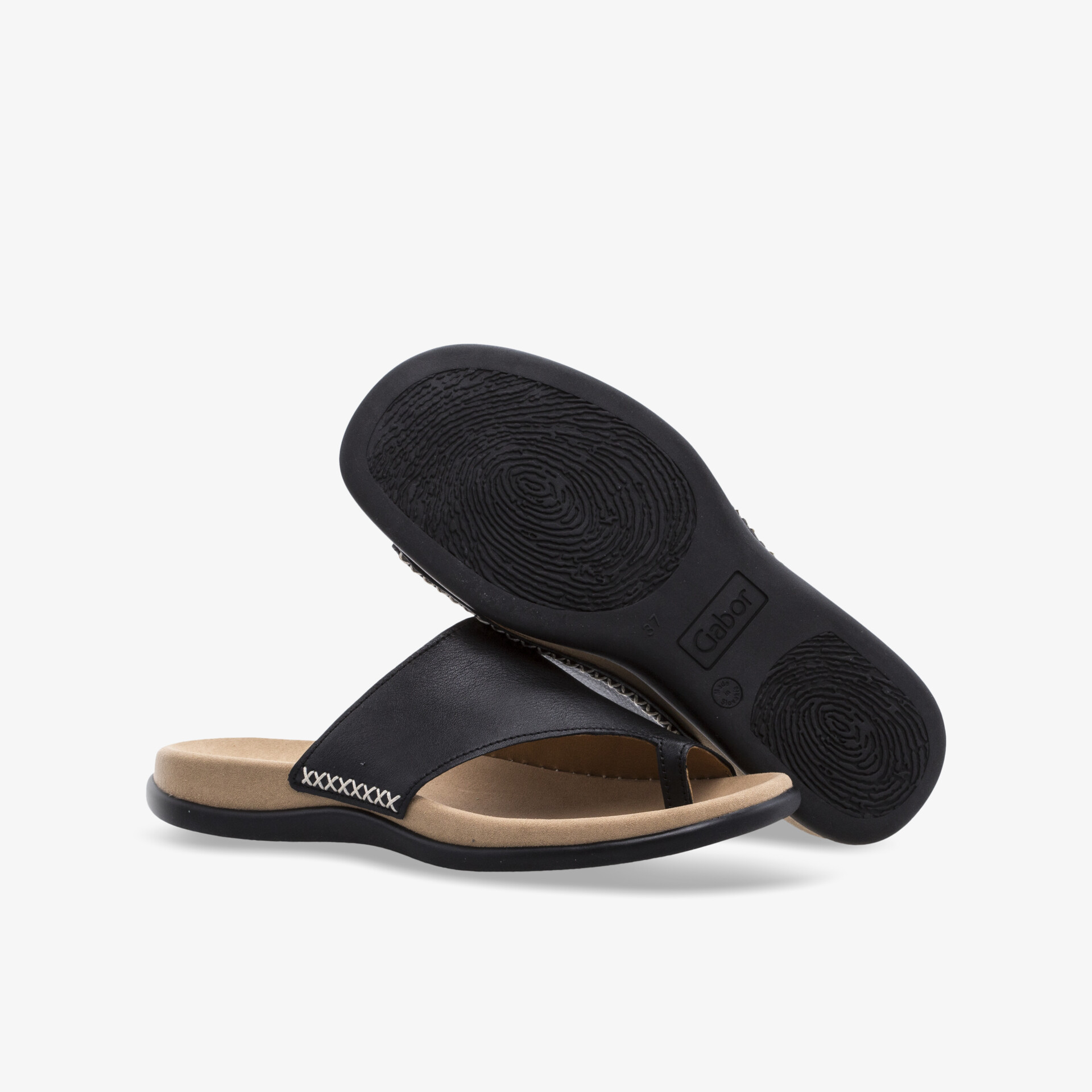 Elegante Sandalen in Schwarz mit rutschfester Sohle für maximalen Komfort und Stil.