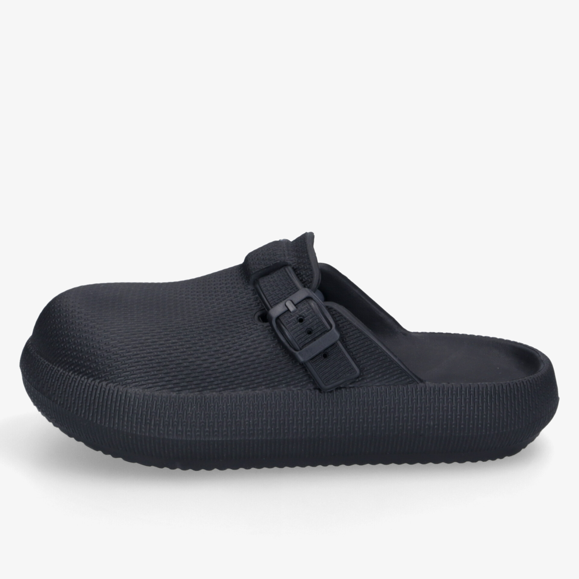 Moderner Clog mit verstellbarer Schnalle und rutschfester Sohle, perfekt für Komfort und Stil.
