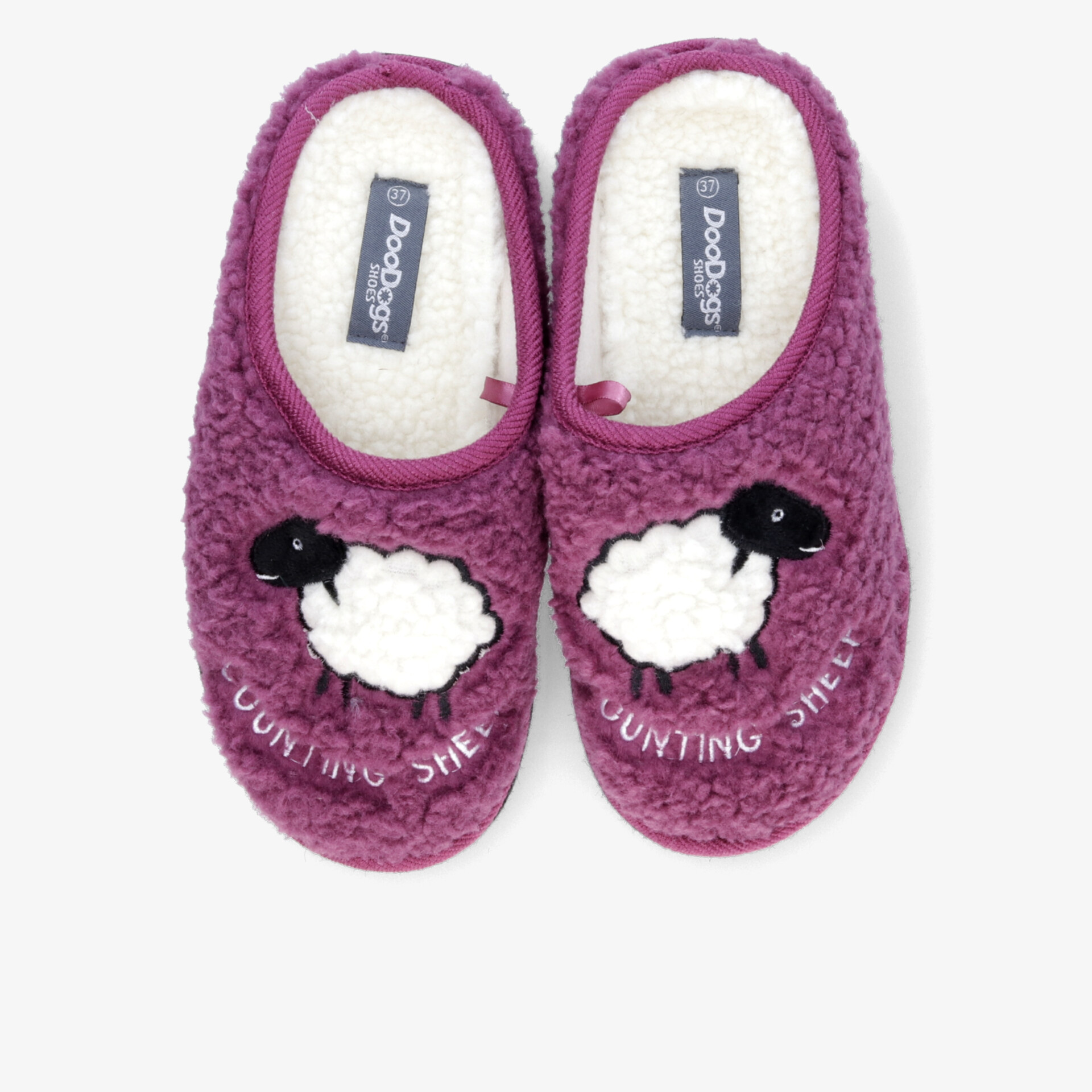 Bequeme und wärmende Hausschuhe mit weichem Futter und niedlichem Schafmotiv für gemütlichen Komfort zuhause