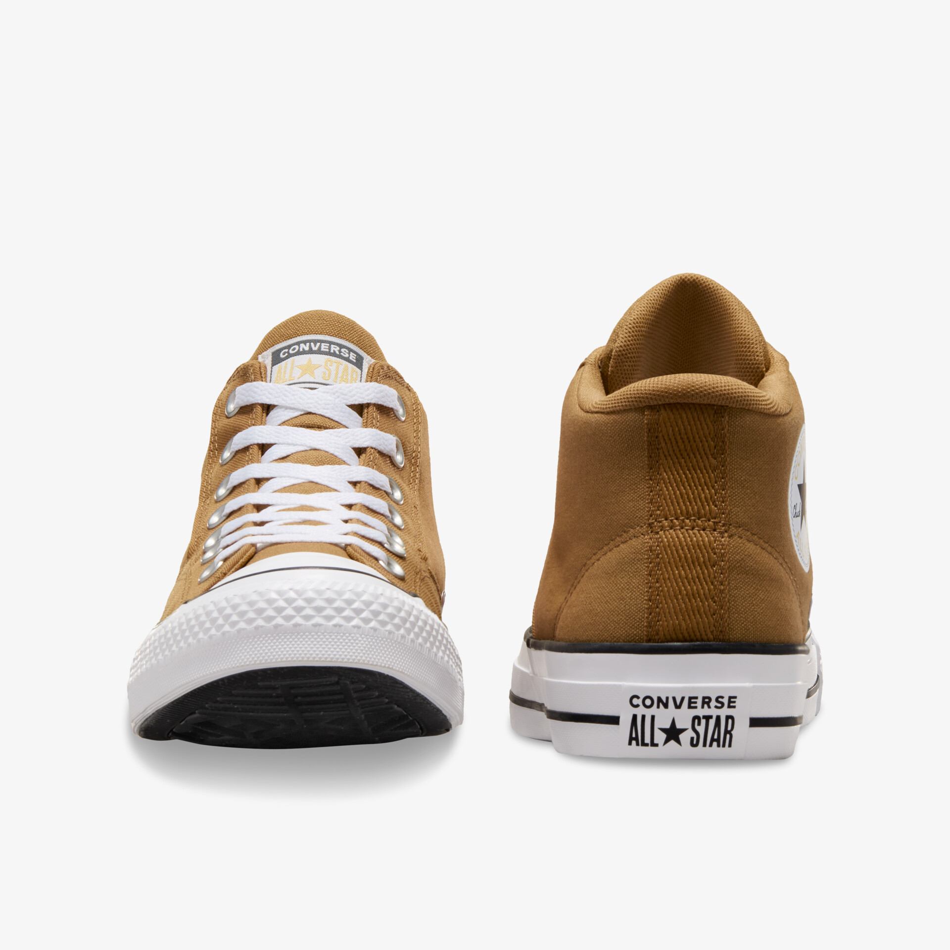 Converse All Star Sneaker in zeitlosem Design mit robuster Sohle und bequemer Passform, Front- und Rückansicht sichtbar