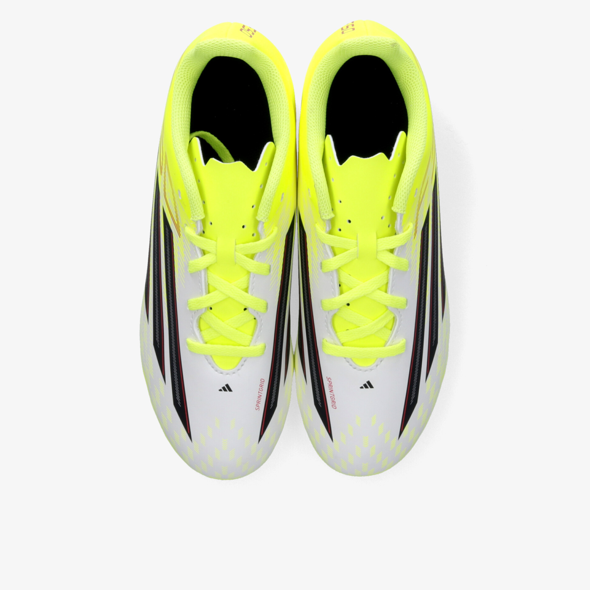 Sportliche Neon gelbe Sportschuhe mit weißen Details und Schnürungen, leicht und bequem für hohe Performance