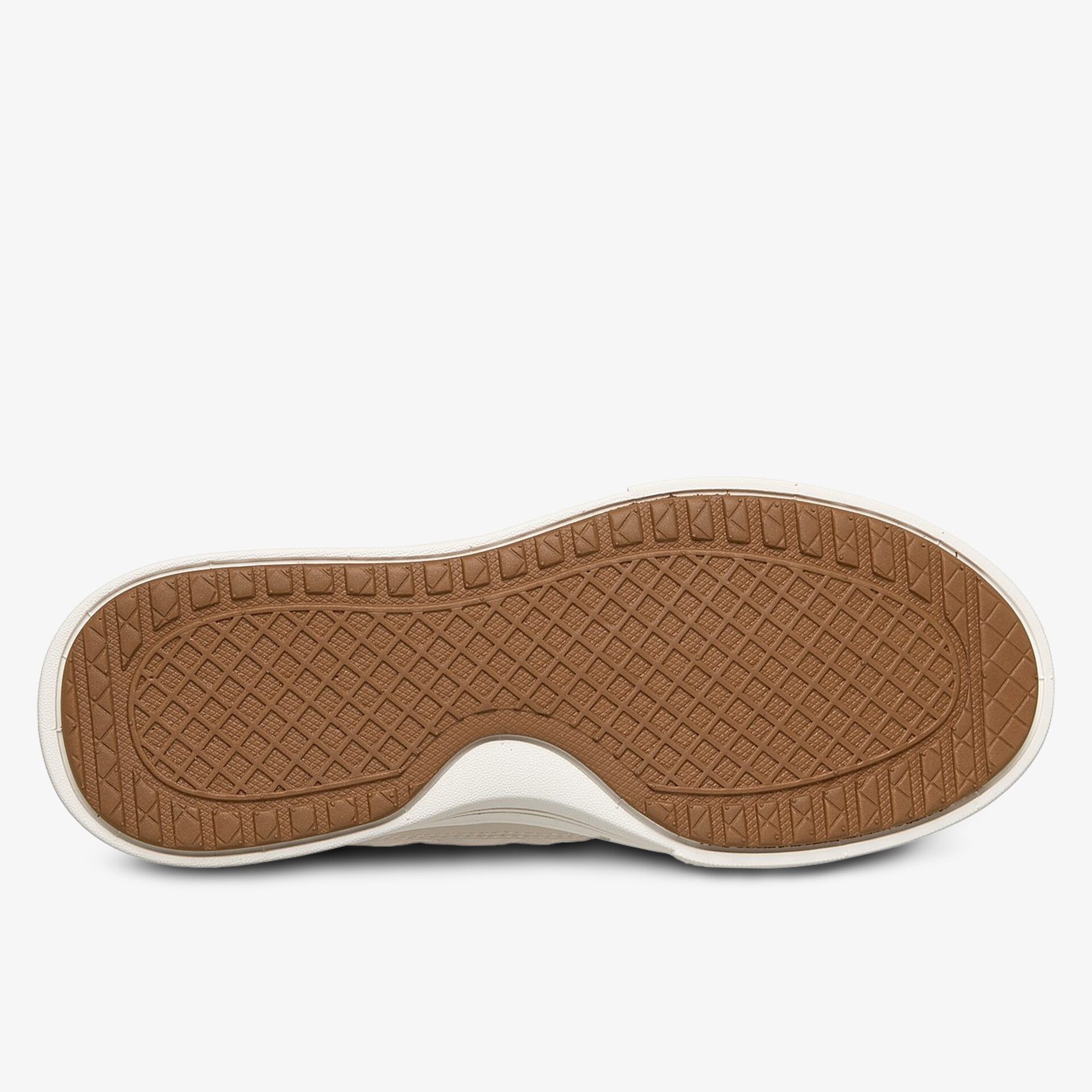 Robuste und strapazierfähige Sohle in braunem Design für optimalen Halt und Komfort.