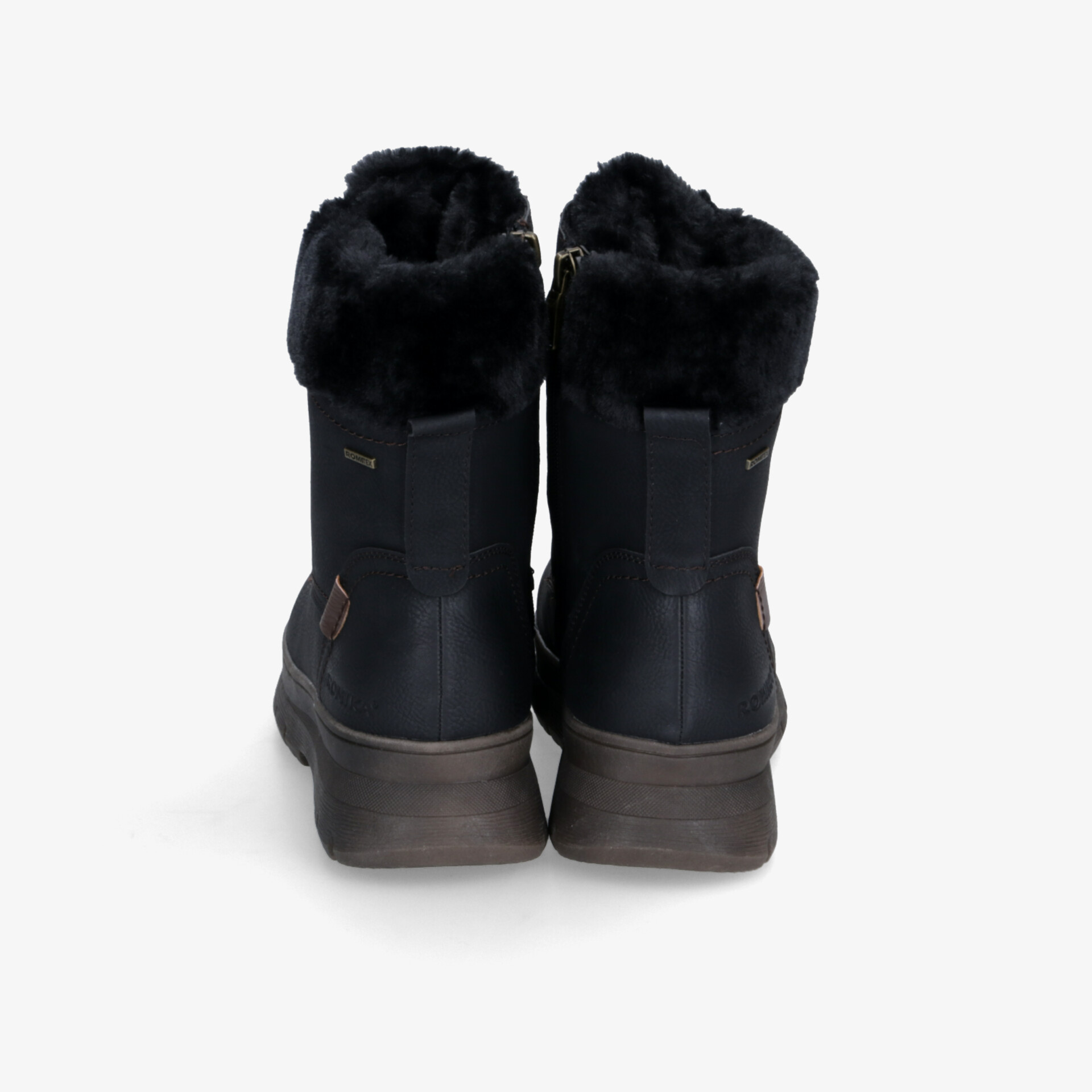 Robuste Winterstiefel mit warmem Innenfutter und rutschfester Sohle, ideal für kalte Tage