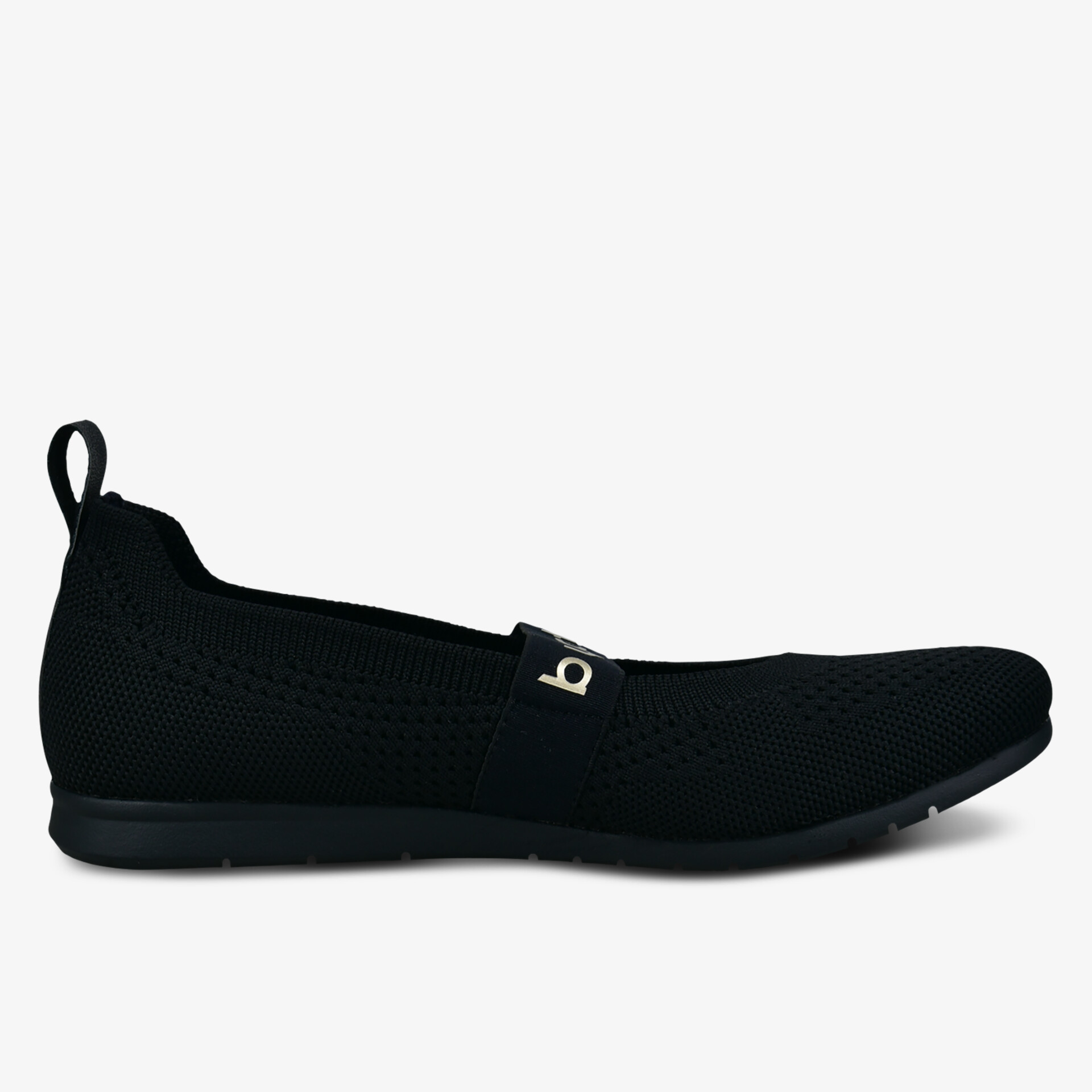 Eleganter schwarzer Schuh mit modernem Design und Komfort