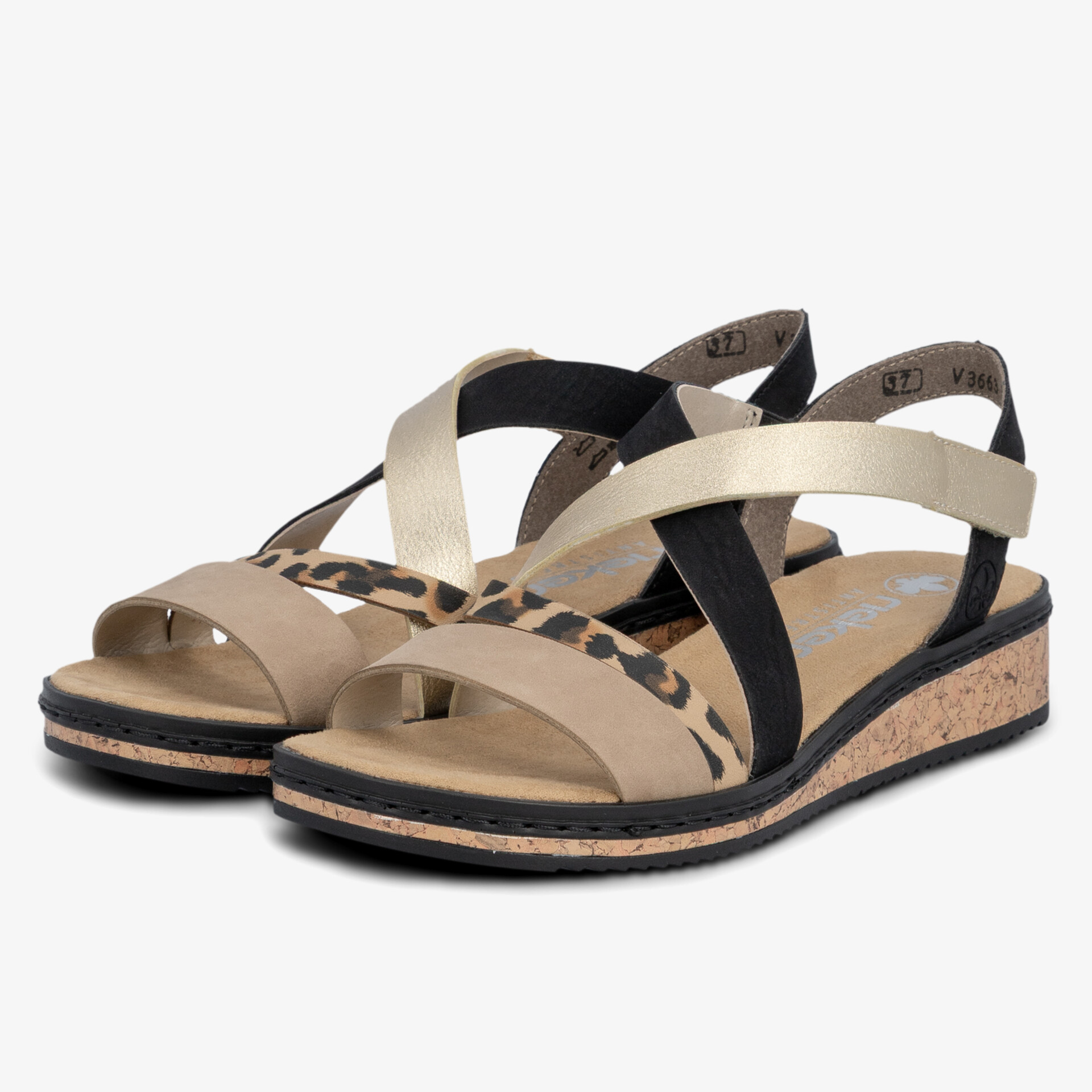 Bequeme Sandalen mit Kork-Sohle und verstellbaren Riemen, leichter Halt und modisches Design
