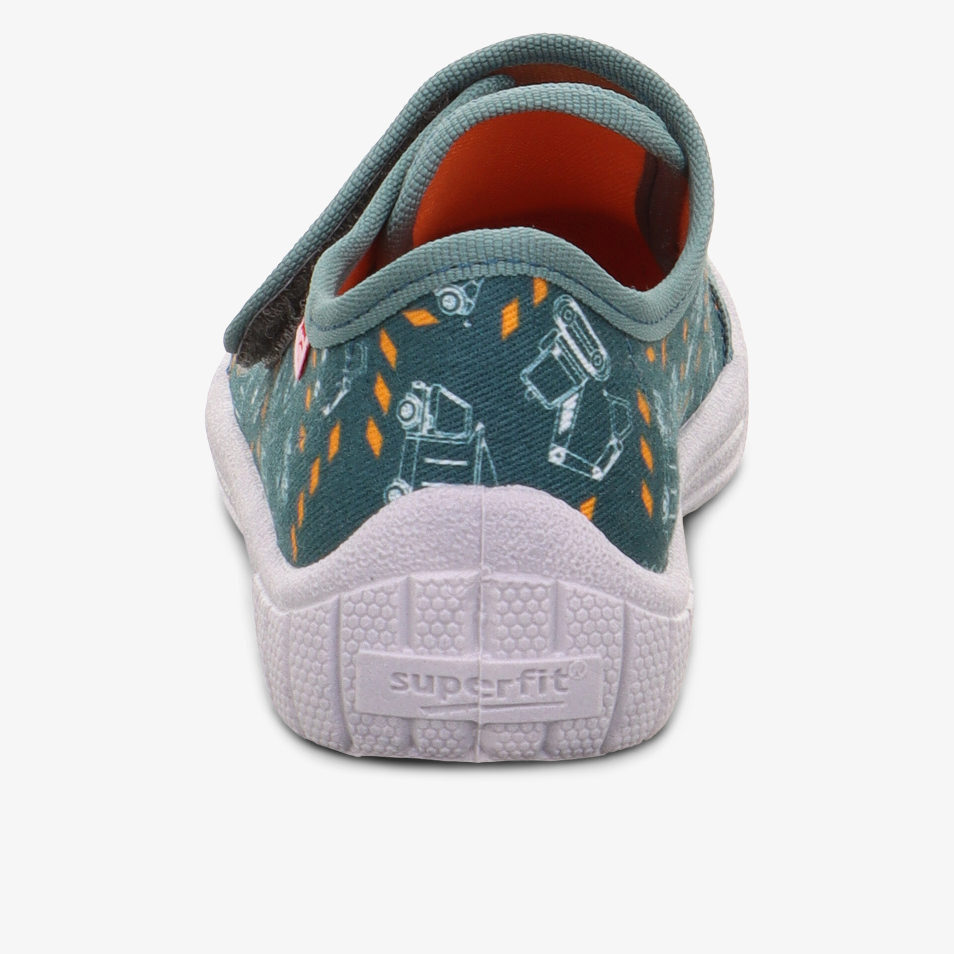 Bequemer, atmungsaktiver Schuh mit strapazierfähigem Obermaterial und flexibler rutschfester Sohle hinten