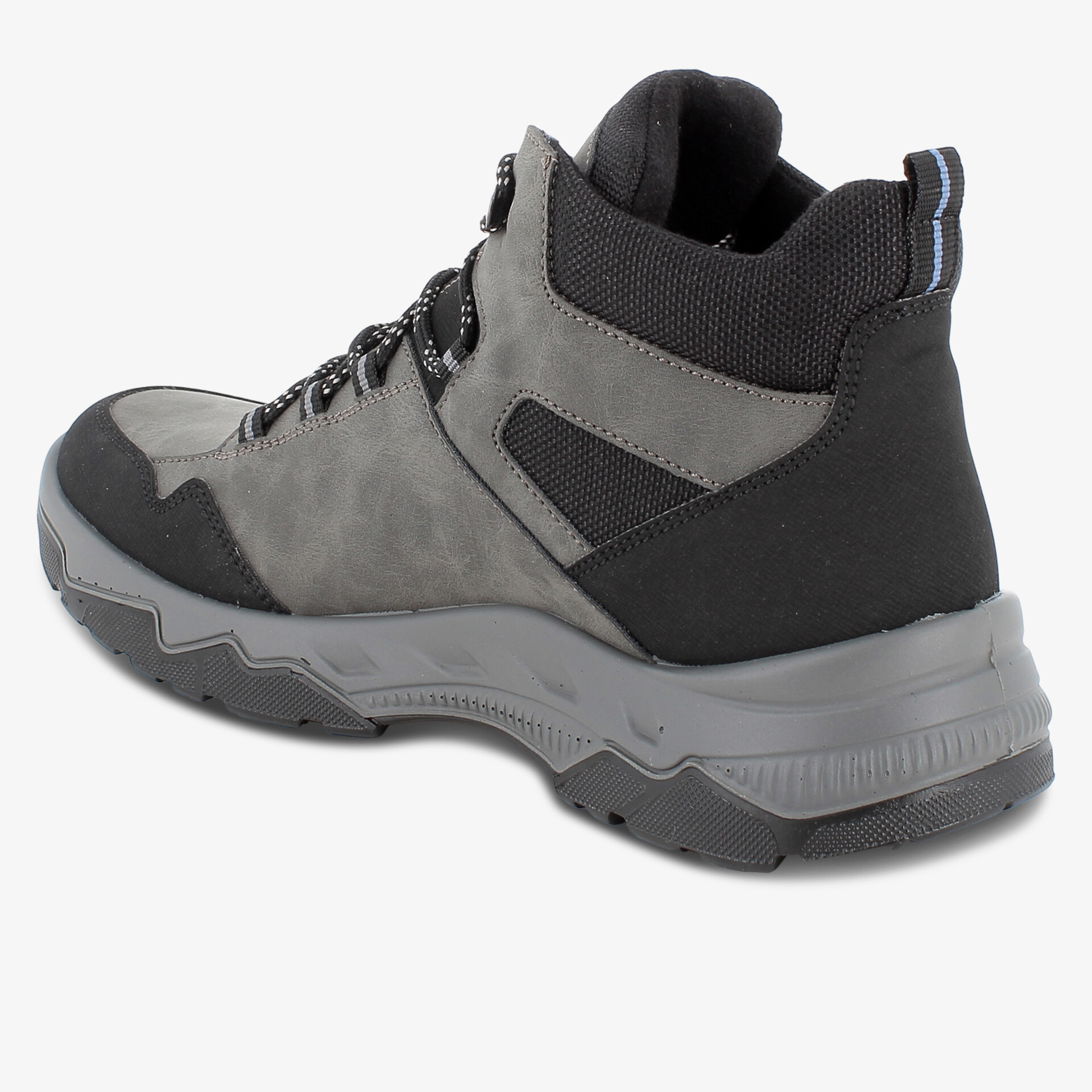 Robuster und komfortabler Schuh mit gepolsterter Knöchelpartie und profilierter Sohle für optimalen Halt