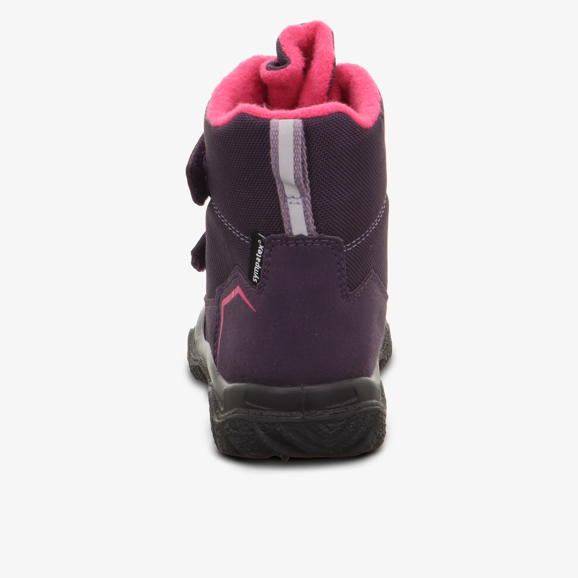 Robuster Winterstiefel mit hohem Schaft, praktischem Klettverschluss und rutschfester Sohle bietet optimalen Halt und Komfort