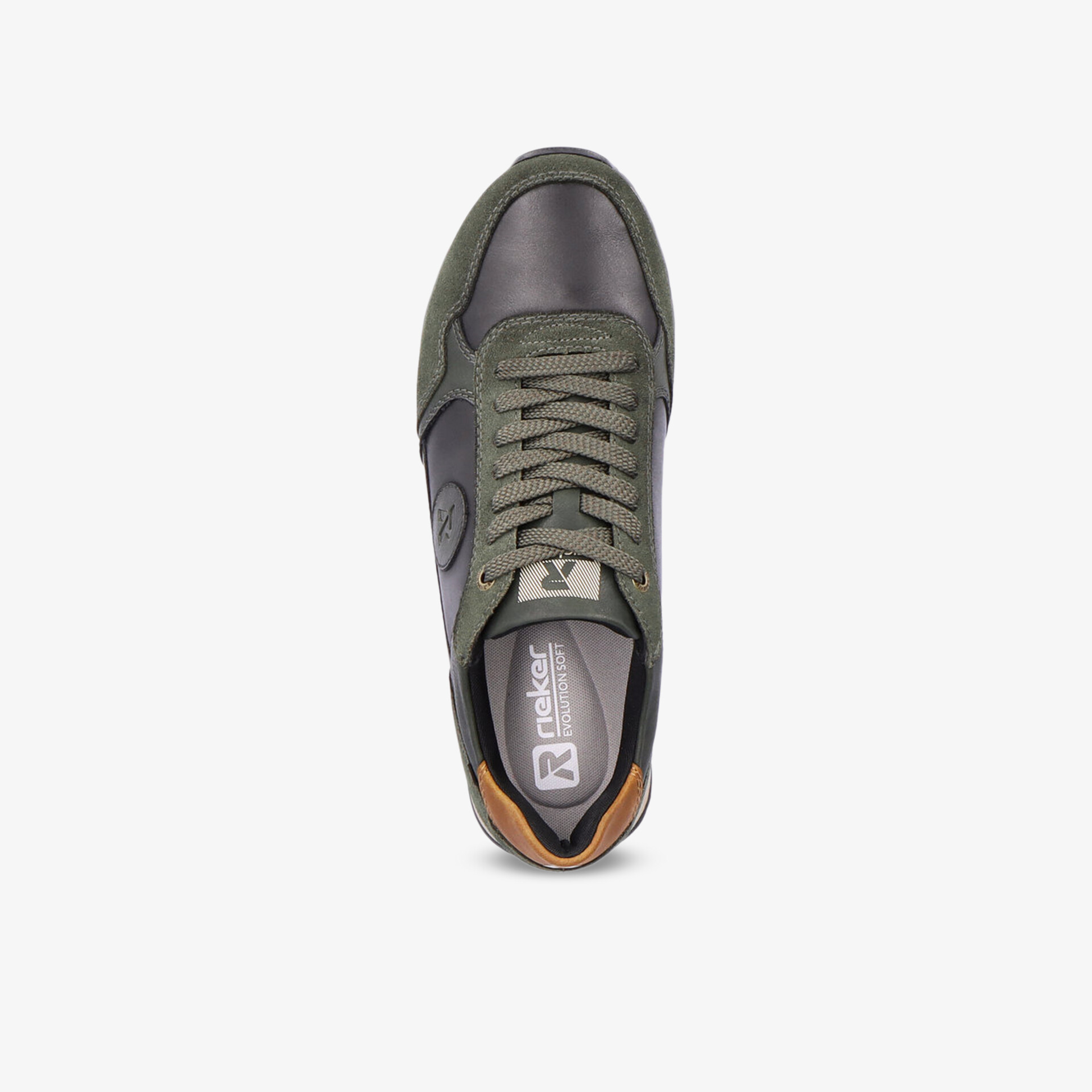 Grüner sportlicher Sneaker aus hochwertigem Material, ideal für täglichen Komfort und Stil.