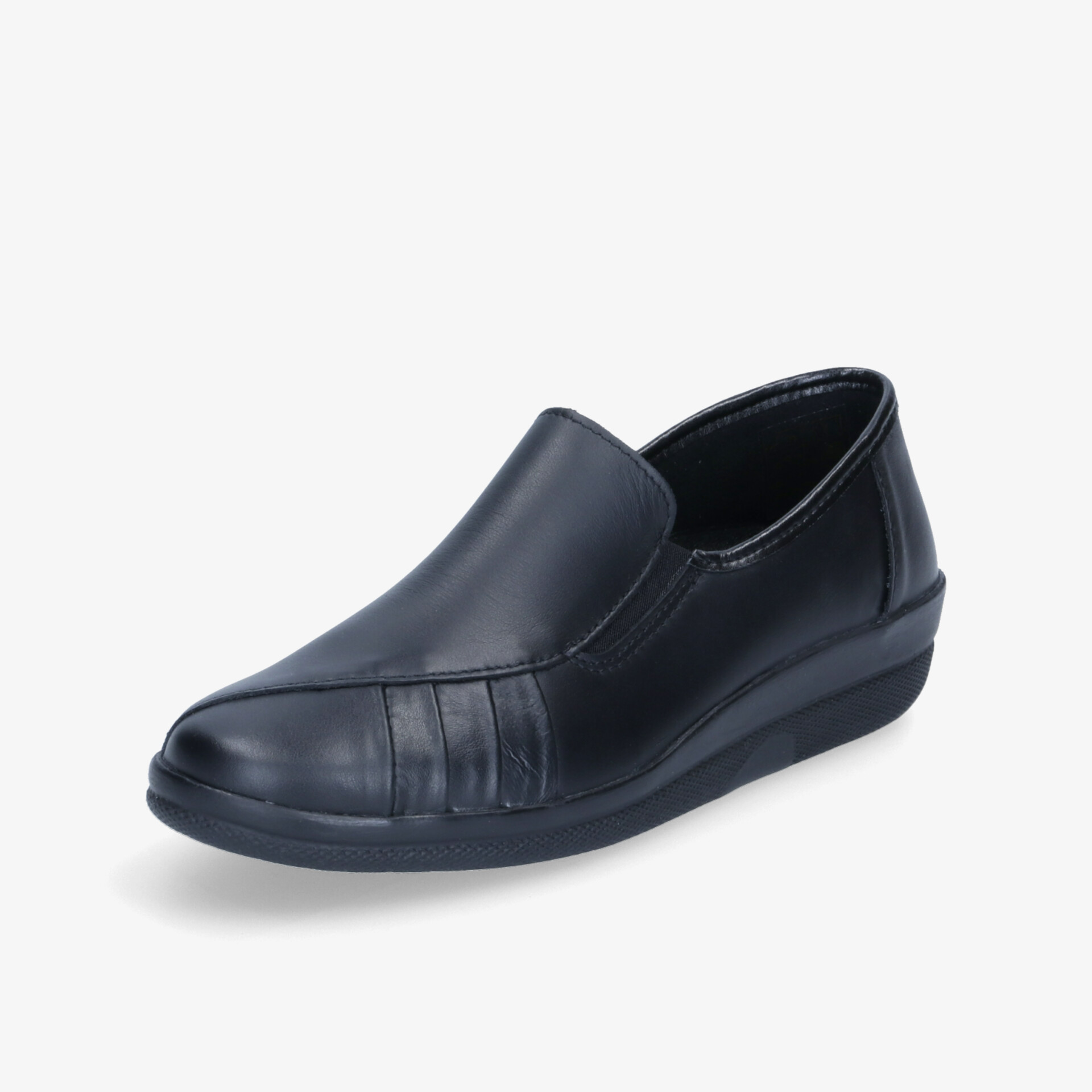 Eleganter Schlupfschuh in Lederoptik mit rutschfester Sohle für optimalen Komfort und Stil im Alltag.
