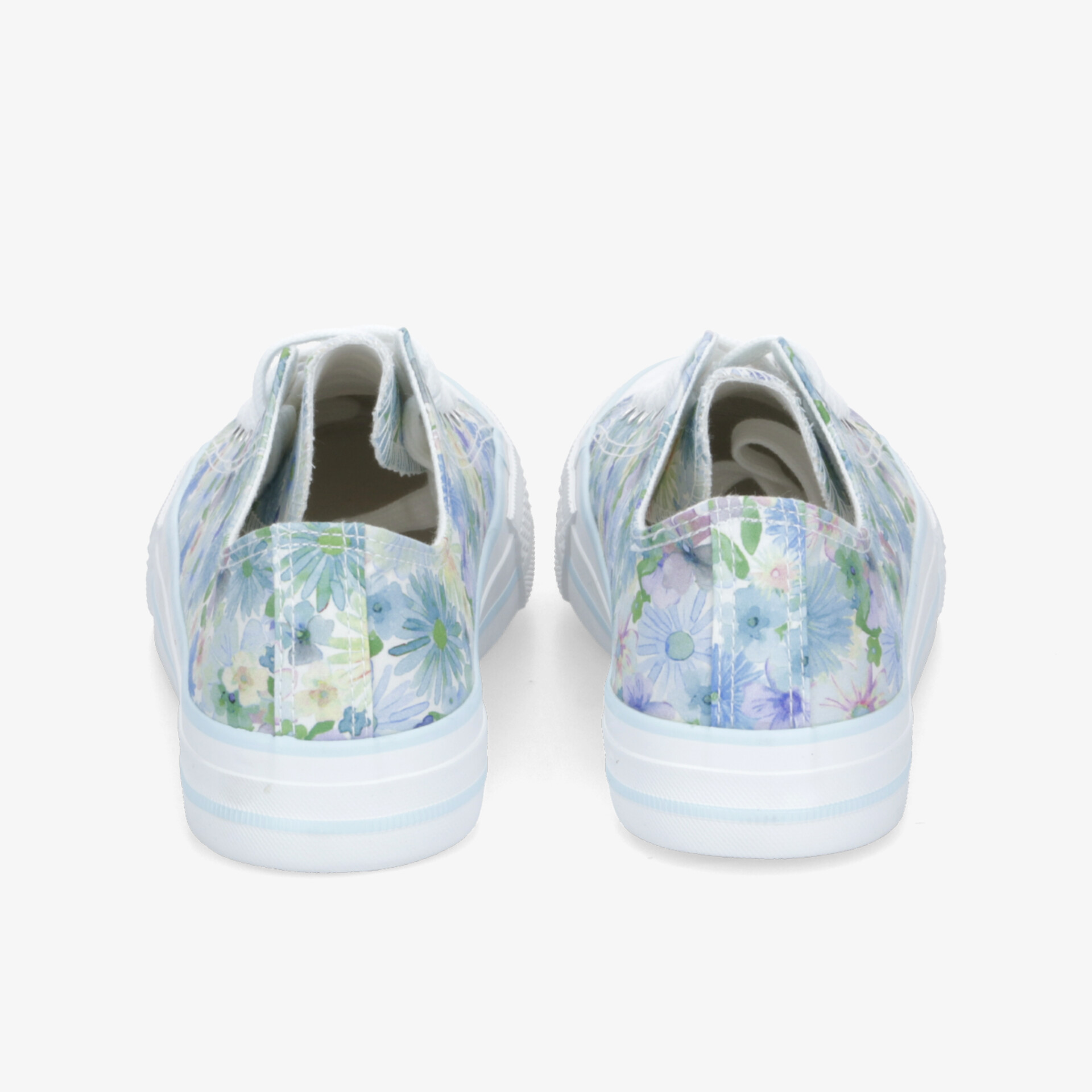 Leichte Sneaker mit buntem Blumenmuster und gepolstertem Rand für hohen Tragekomfort