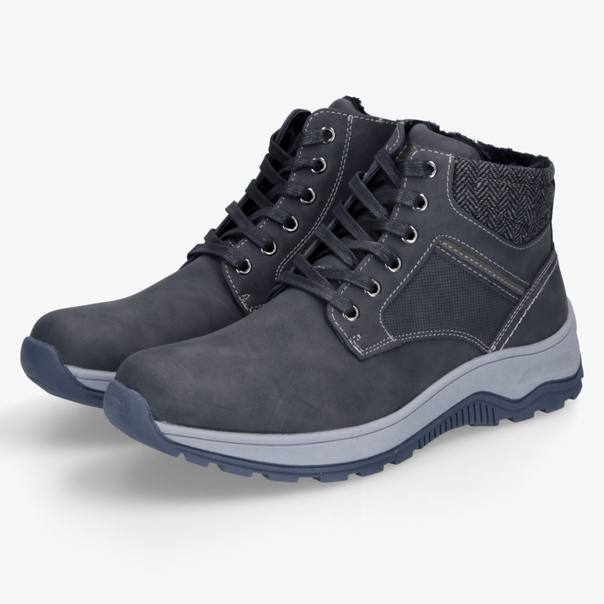 Robuste, bequeme schnürstiefel mit gepolstertem Schaft und rutschfester Sohle für vielseitige Outdoor-Aktivitäten