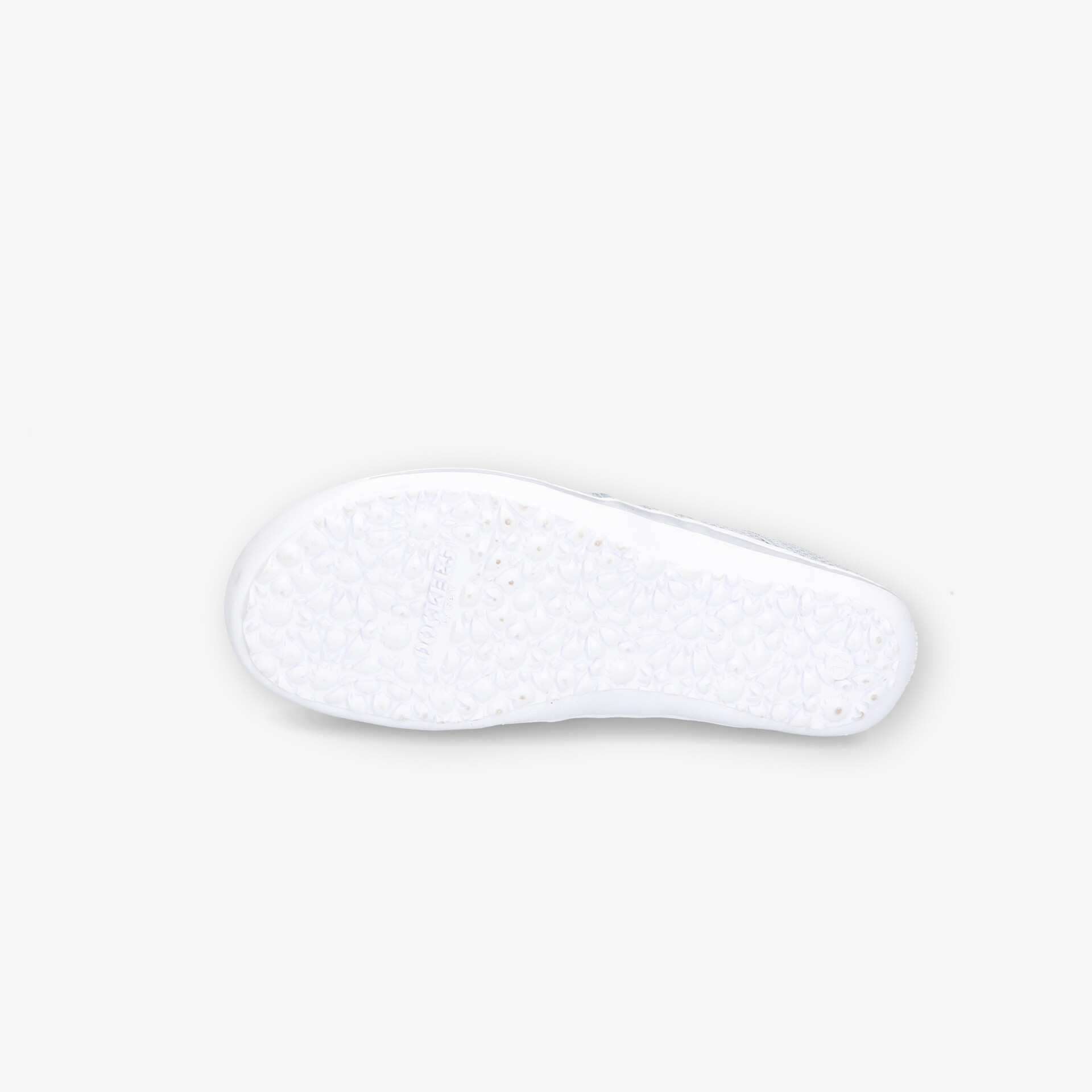 Weiße, flexible und rutschfeste Schuhsohle mit stoßdämpfenden Eigenschaften für optimalen Komfort