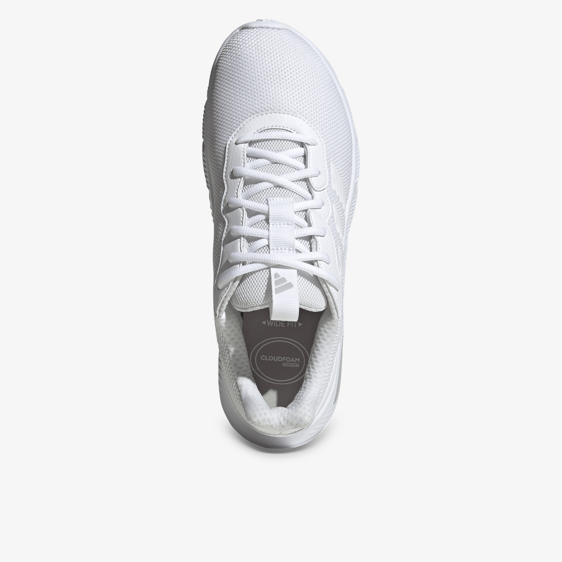 Leichter, atmungsaktiver Sportschuh mit bequemer Passform und schnürbarem Design in weiß