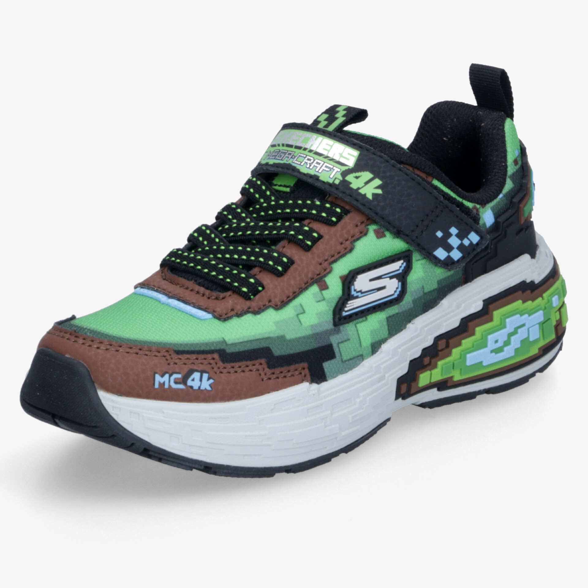 Moderner Sneaker in Grün und Braun mit sportlichem Design und gepolstertem Komfort, perfekt für aktiven Lifestyle.