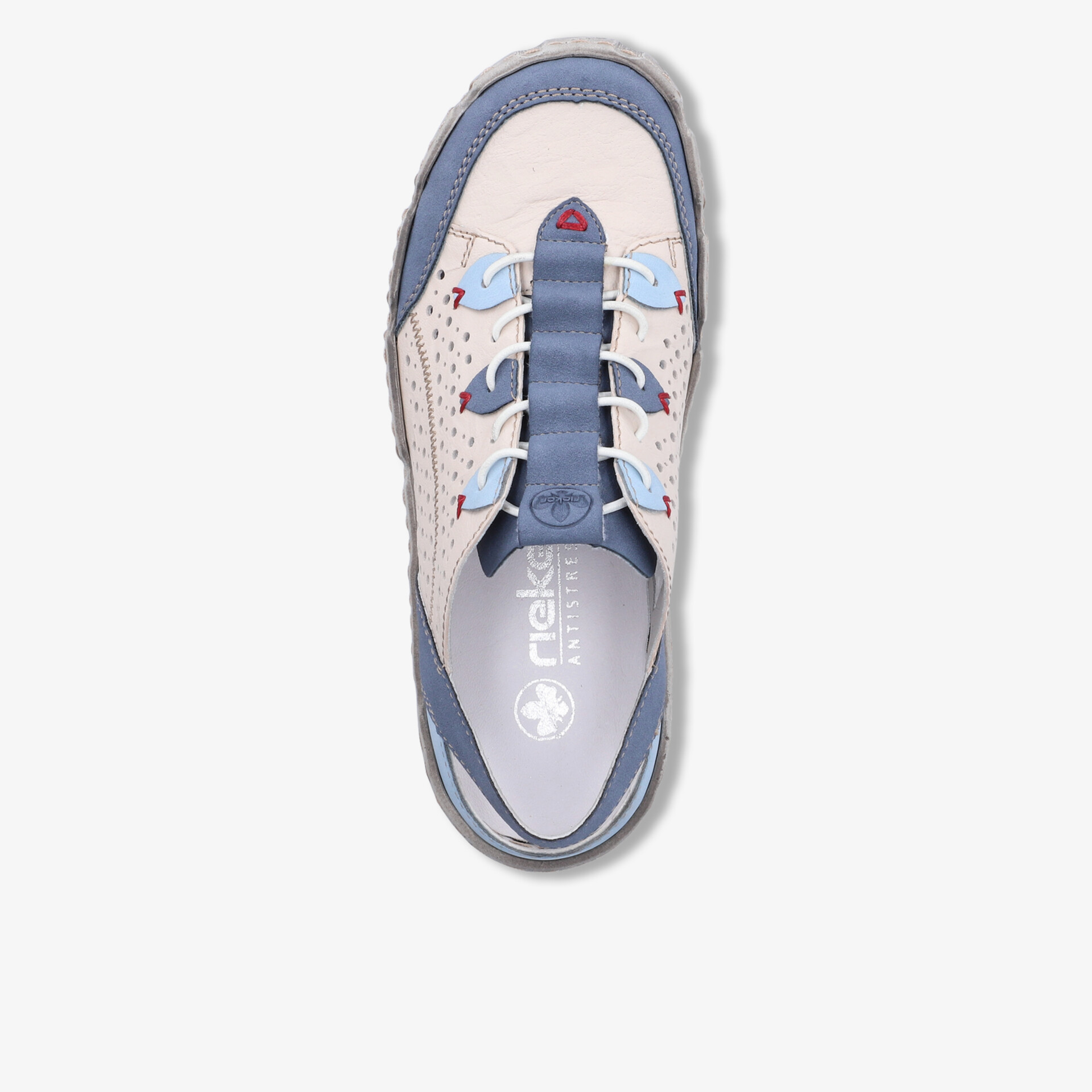 Leichter und bequemer Schuh mit atmungsaktivem Obermaterial und moderner Schnürung in harmonischen Farbtönen