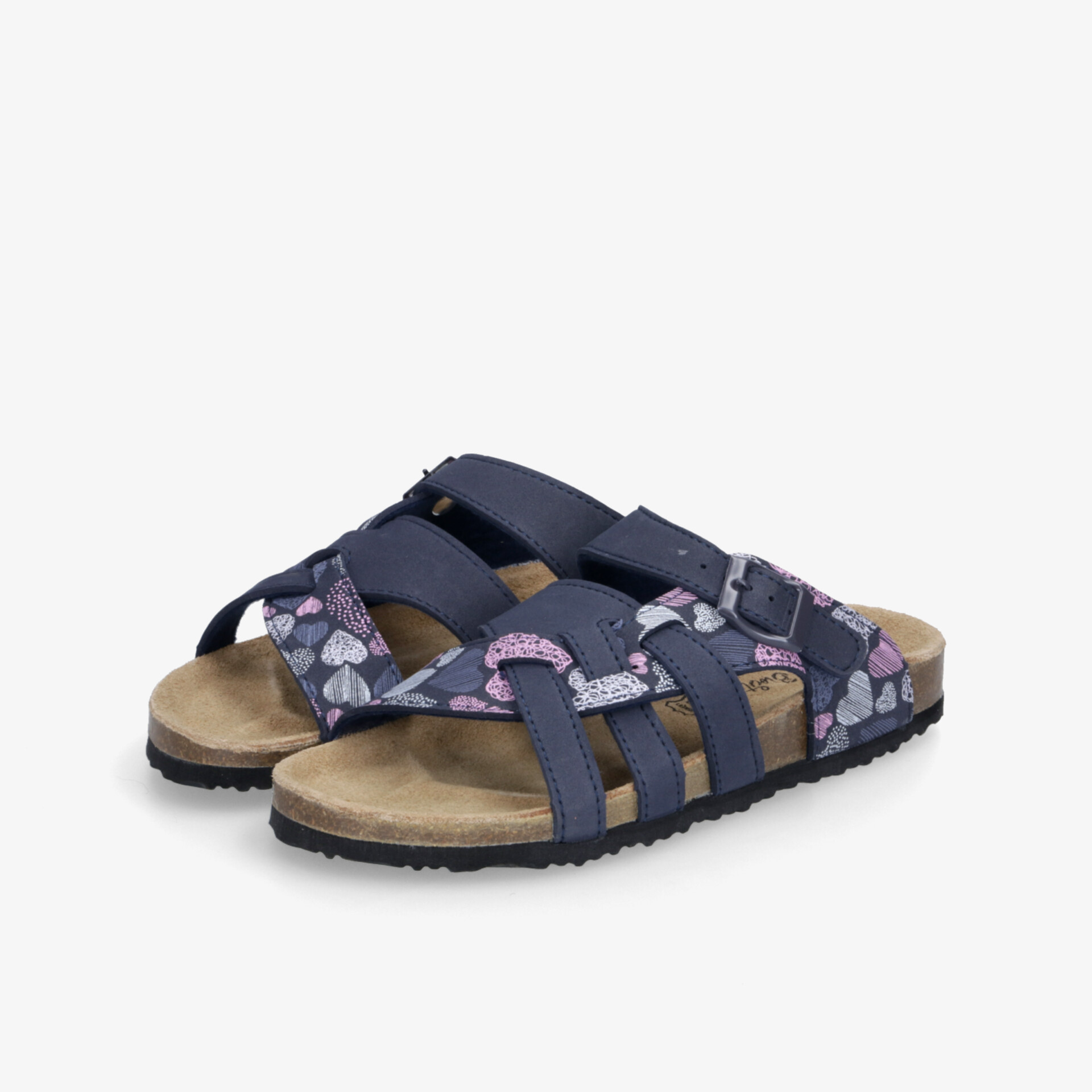 Bequeme blaue Sandalen mit verstellbaren Riemen und weicher, rutschfester Sohle für optimalen Tragekomfort