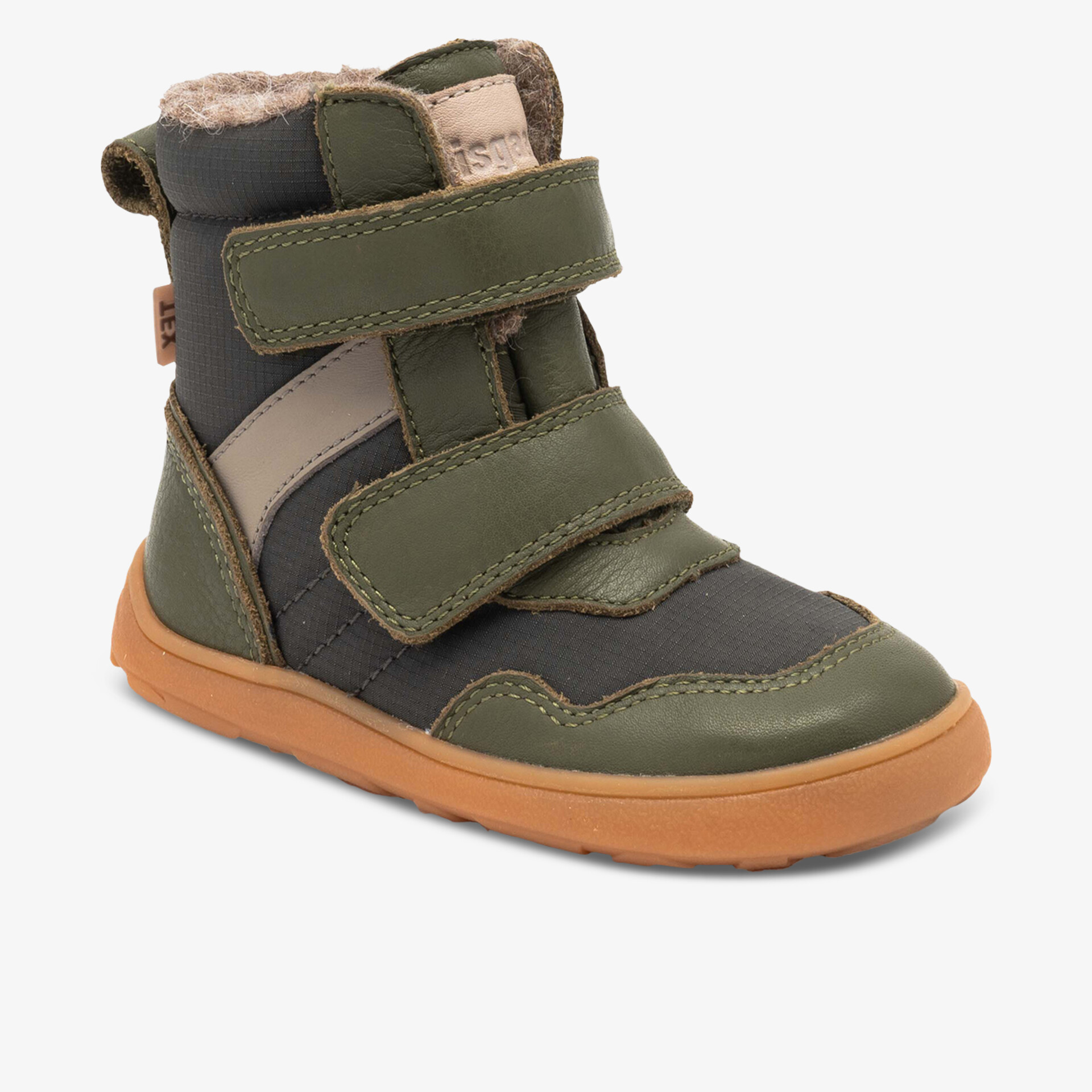 Warmer Kinder Winterstiefel mit praktischem Klettverschluss und rutschfester Gummisohle für optimalen Halt