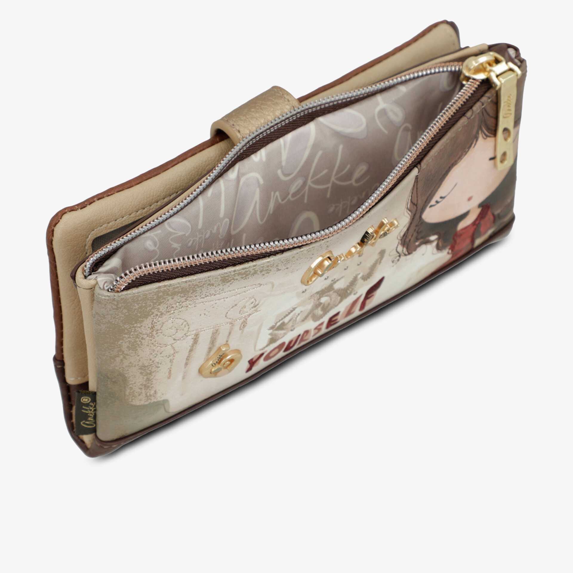 Elegante und praktische Geldbörse mit Reißverschluss und detailreichem Design in vielseitigen Farben.