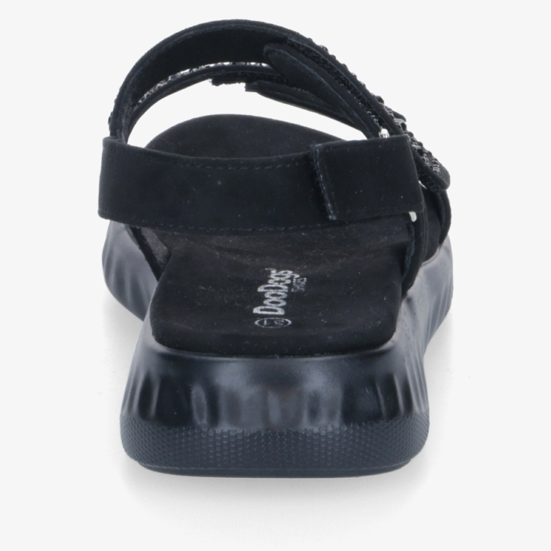 Sportliche Sandalette mit individuell verstellbarem Klettverschluss und gepolsterter, rutschfester Sohle