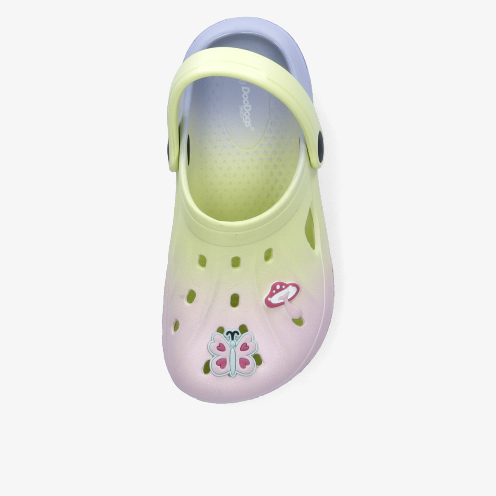 Leichter bunter Schuh mit atmungsaktiven Öffnungen und bequemer Passform für vielseitigen Tragekomfort