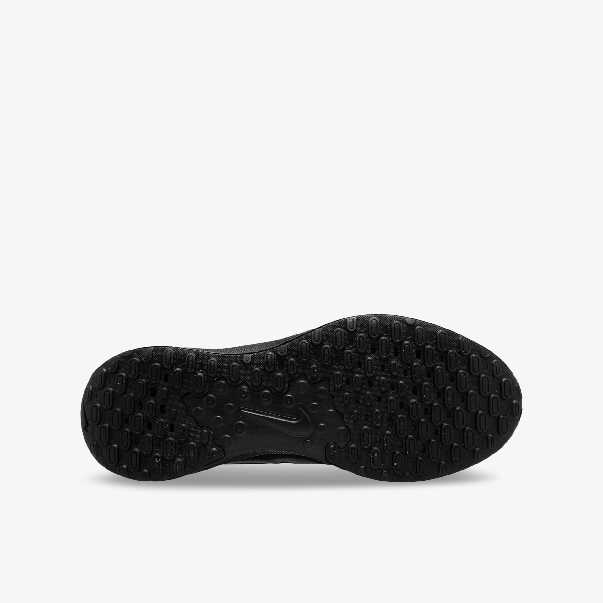 Robuste schwarze Schuhsohle mit optimalem Grip und Dämpfung für exzellente Traktion und Stabilität.