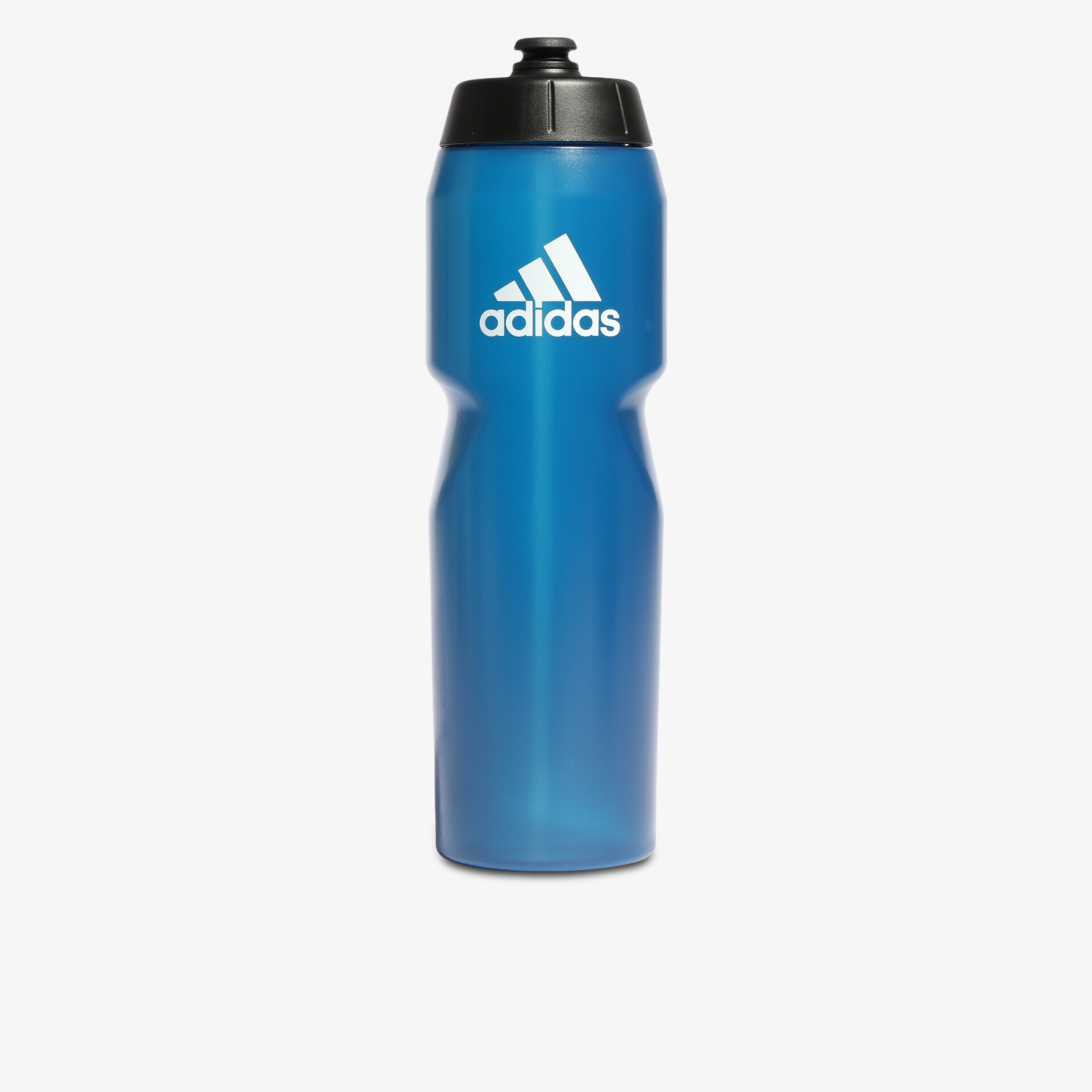 Sportliche blaue Trinkflasche mit sicherem Verschluss, robust und leicht für unterwegs und Fitnessaktivitäten
