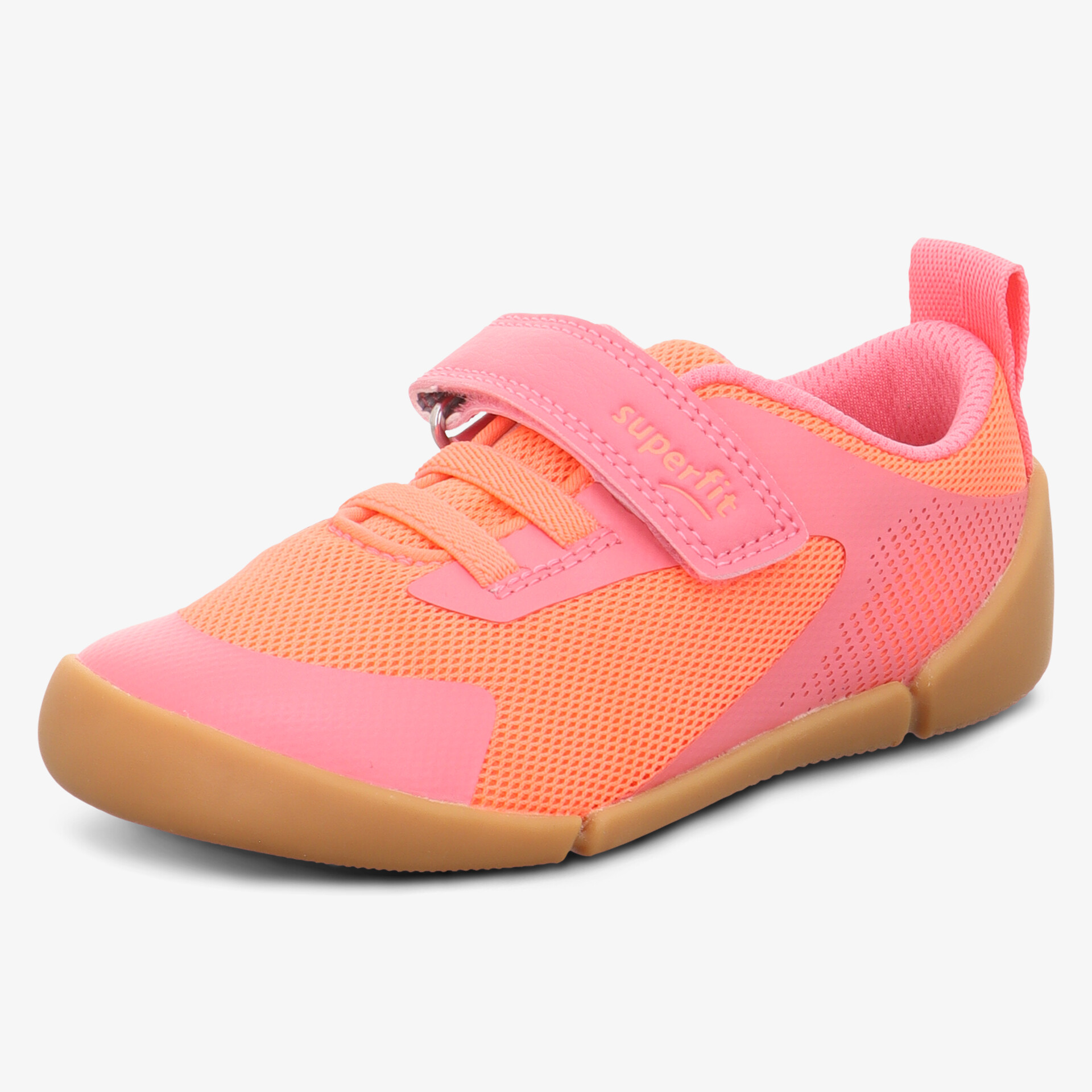 Leichter Sportschuh mit atmungsaktivem Mesh, flexible Gummisohle und einfachem Klettverschluss für optimalen Halt