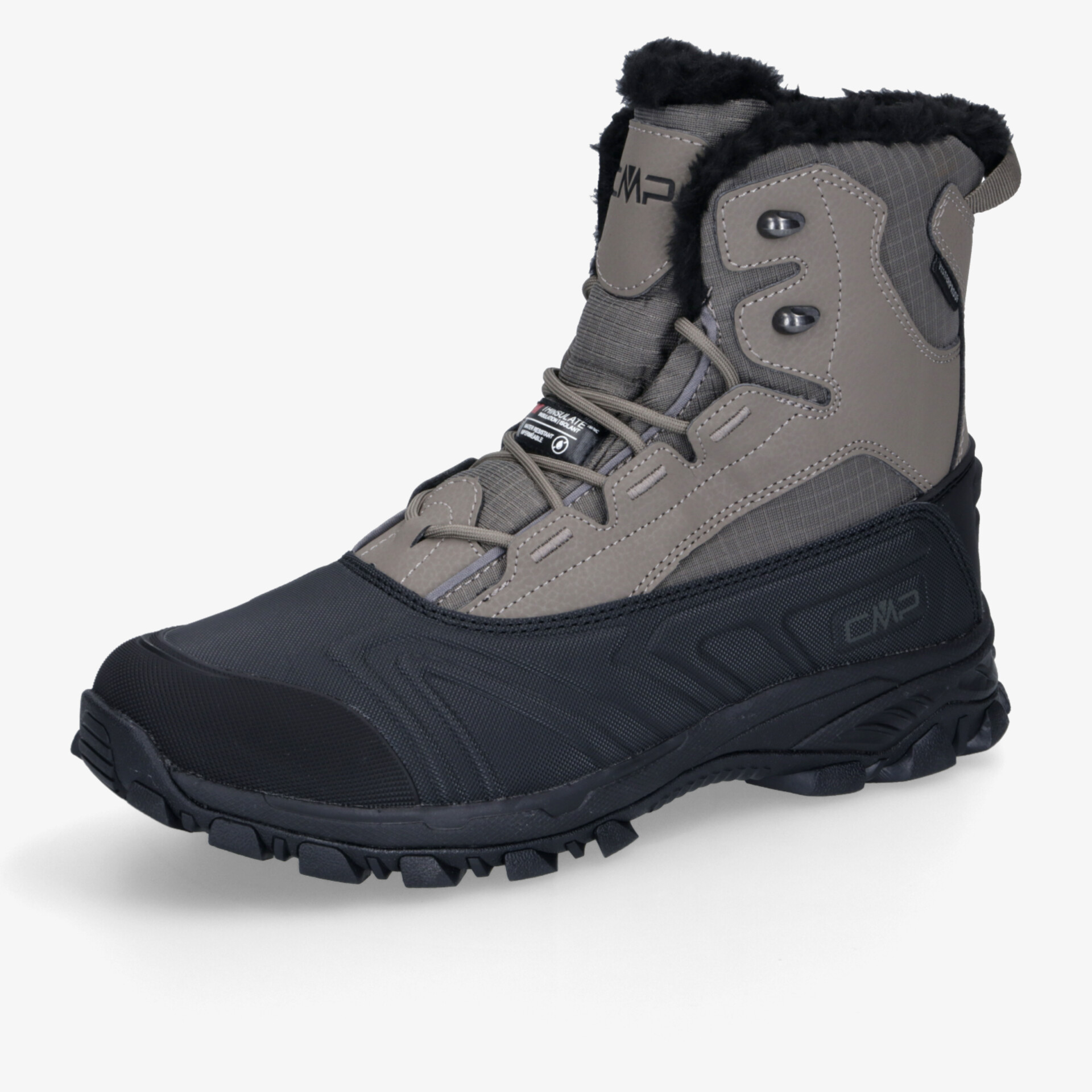 Robuster Winterstiefel mit isolierter Fütterung, wetterfestem Design und rutschfester Sohle für optimalen Tragekomfort.