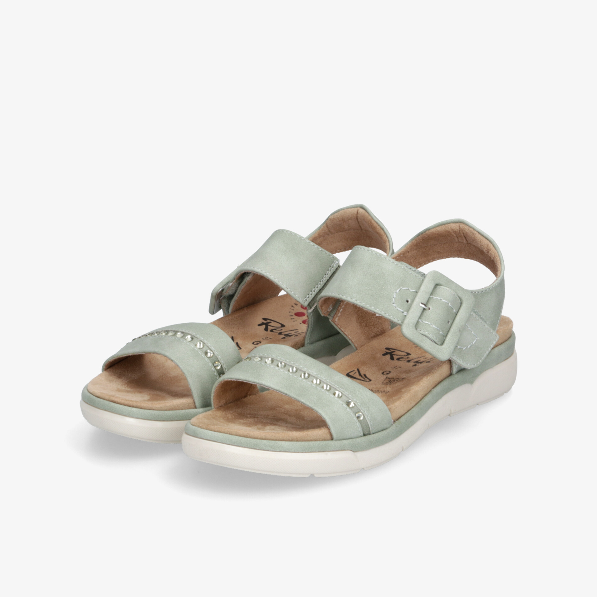 Bequeme, leichte Sandale mit verstellbaren Riemen und gepolsterter Innensohle für optimalen Tragekomfort