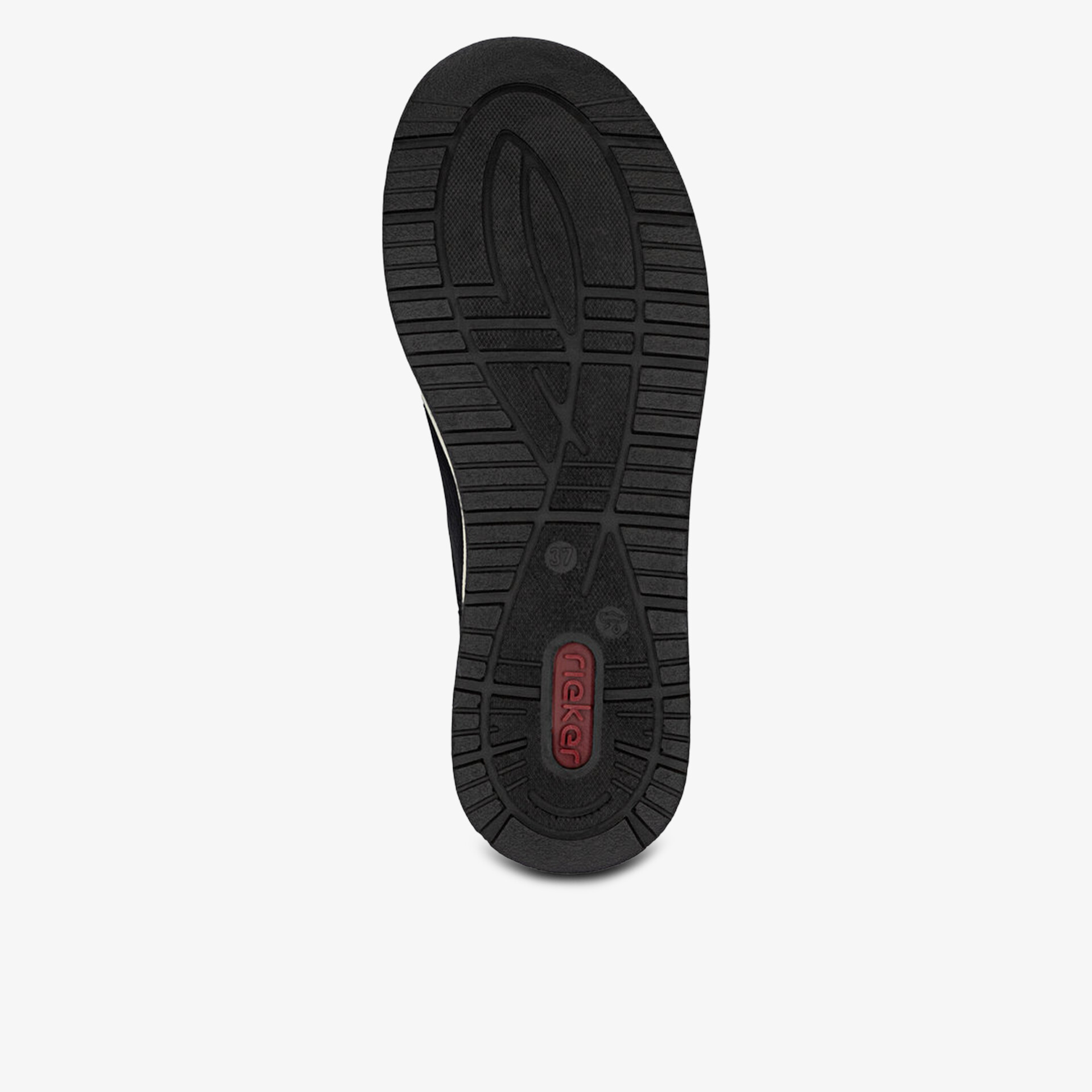 Schuhsohle mit tiefem Profil für hohen Grip und langlebige Nutzung auf unterschiedlichstem Untergrund