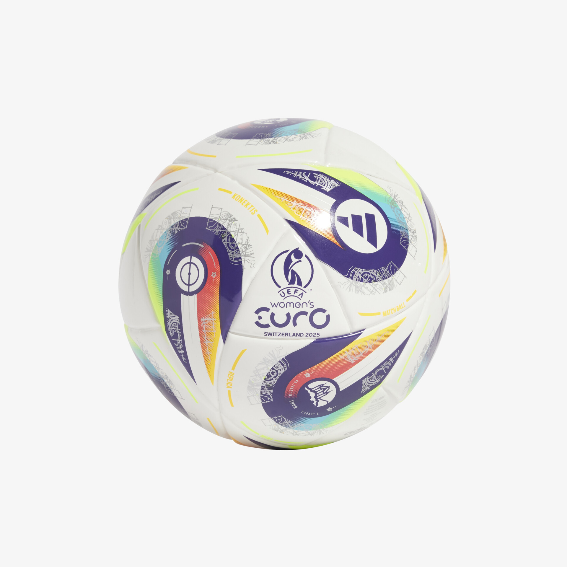 Offizieller Turnier-Fußball mit hochwertiger Oberfläche und dynamischem Design für beste Ballkontrolle