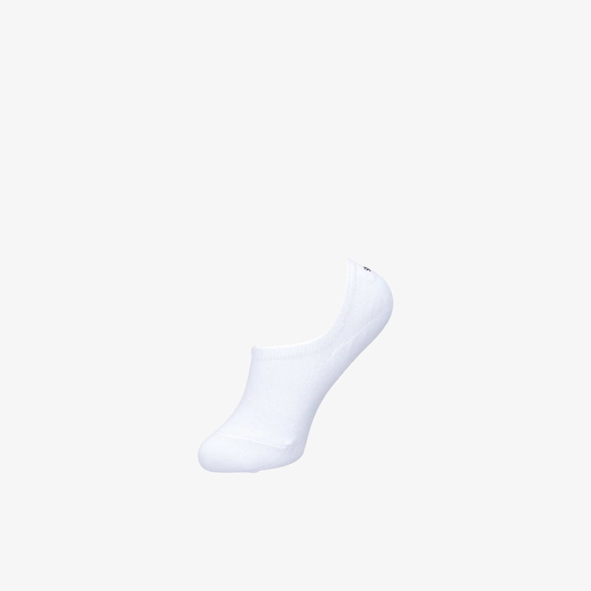 Weiße kurze Sneaker-Socke aus weichem, elastischem Material für bequemen und atmungsaktiven Tragekomfort