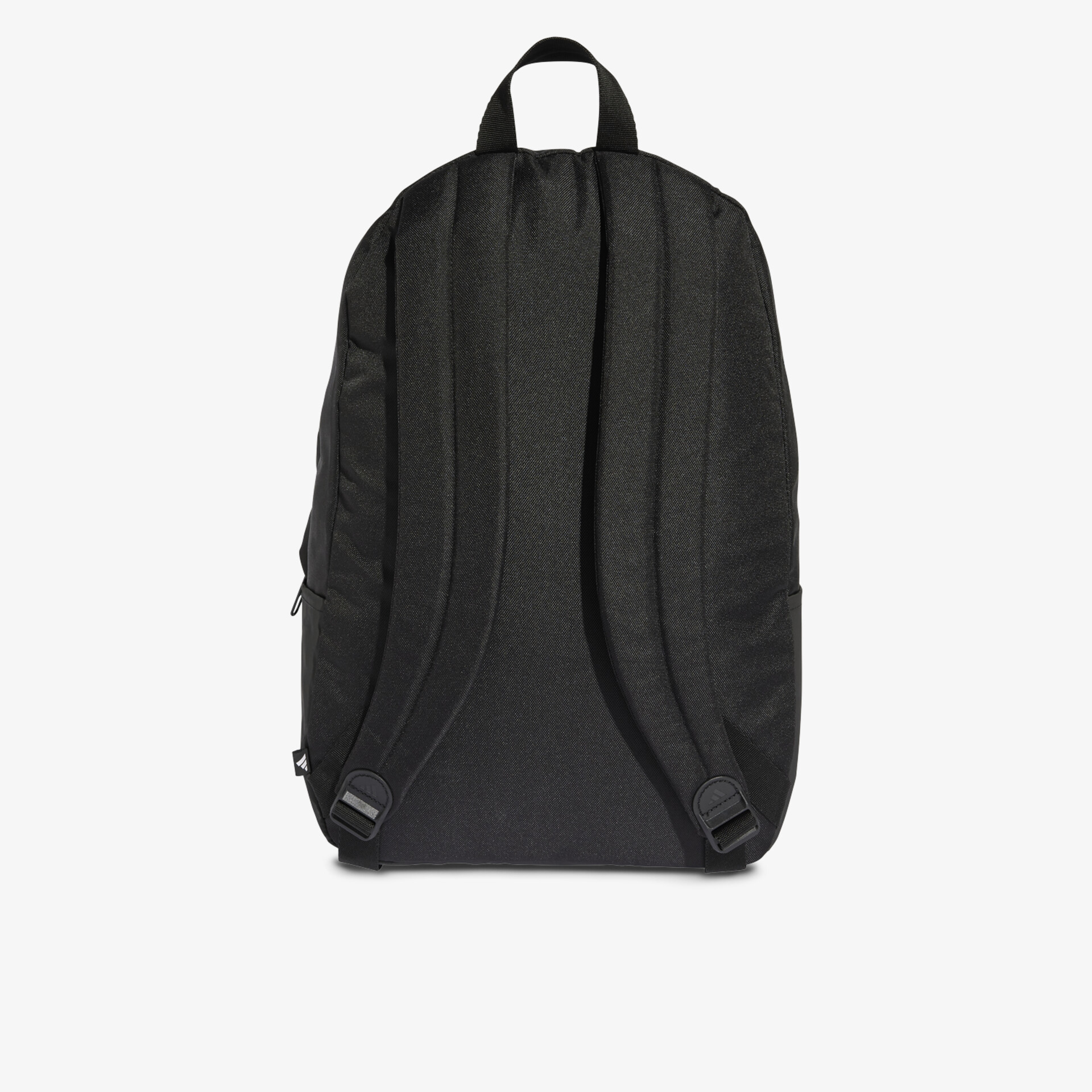 Schwarzer robuster Rucksack mit verstellbaren Tragegurten und praktischem Tragegriff