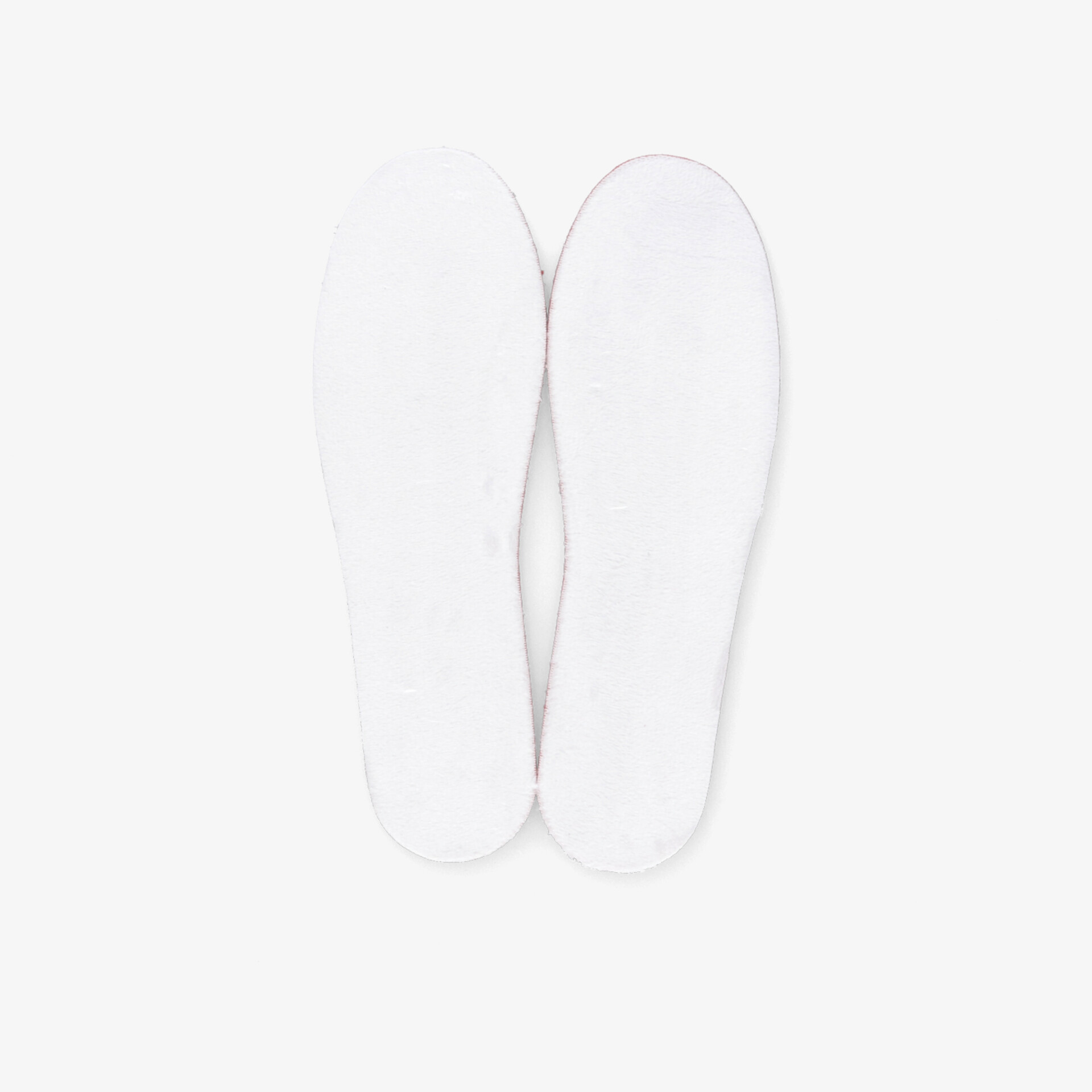Weißes Paar Einlegesohlen, gepolstert und komfortabel, sorgt für atmungsaktiven und weich dämpfenden Tragekomfort